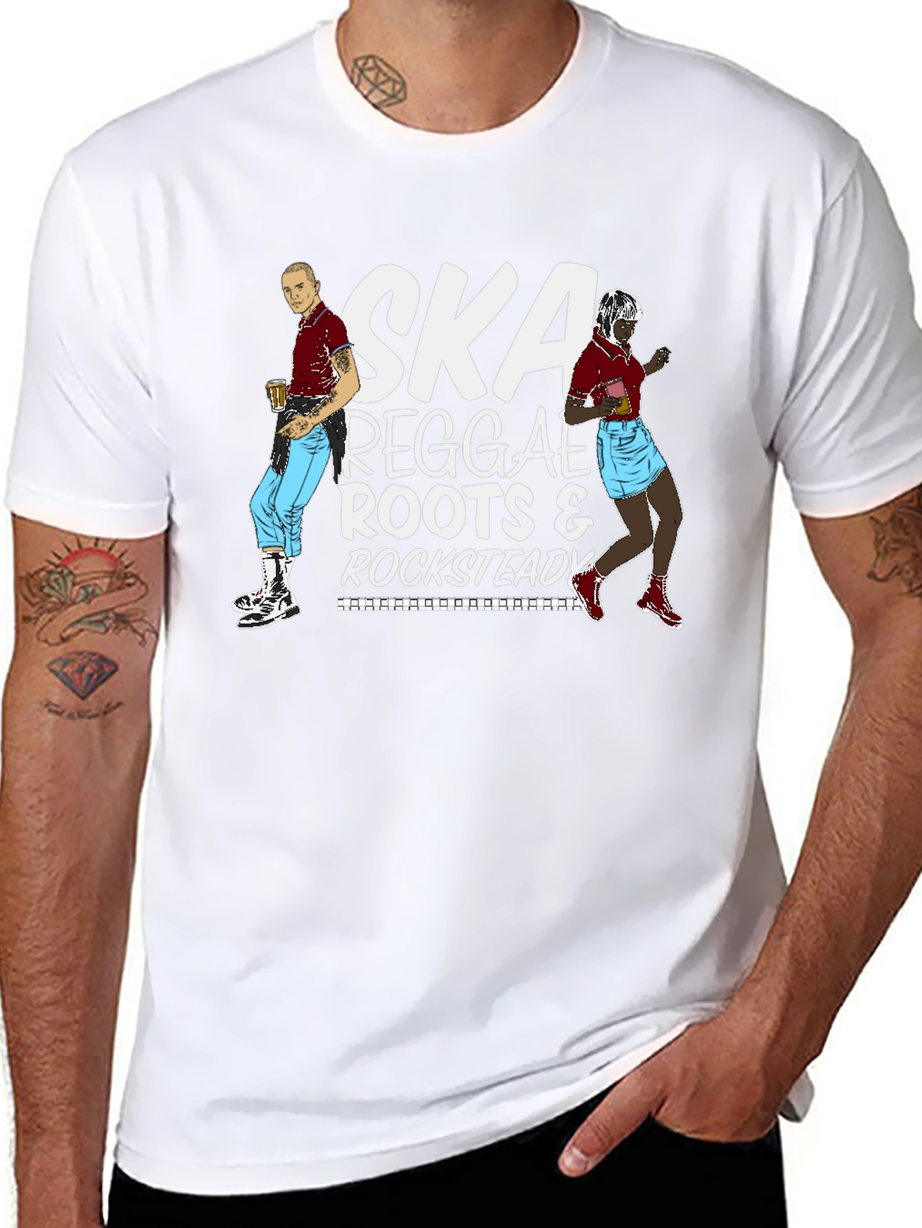 Ska Reggae Roots & Rocksteady Graphic T-Shirt