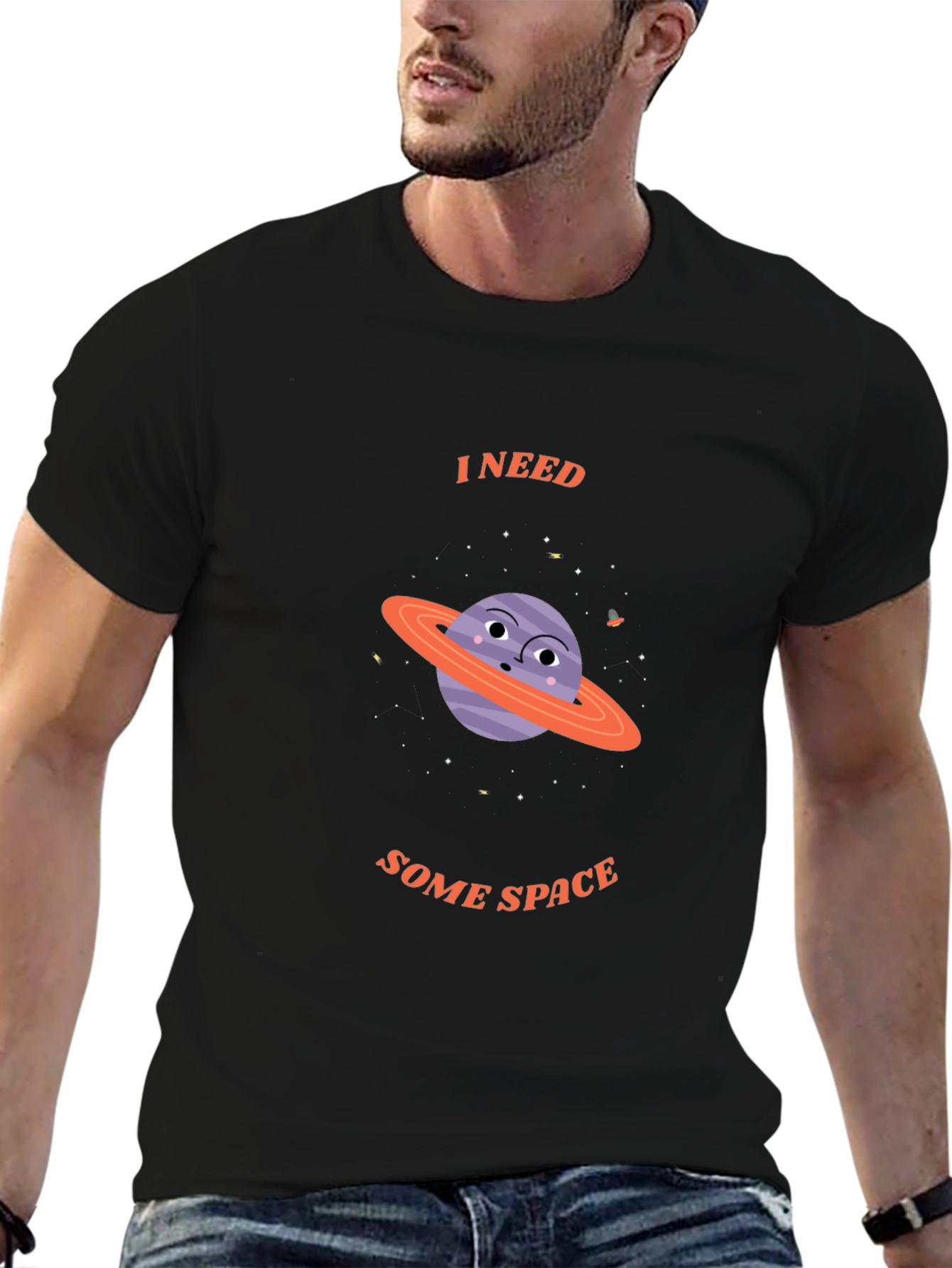 I Need Some Space T-Shirt - Saturn Graphic Tee