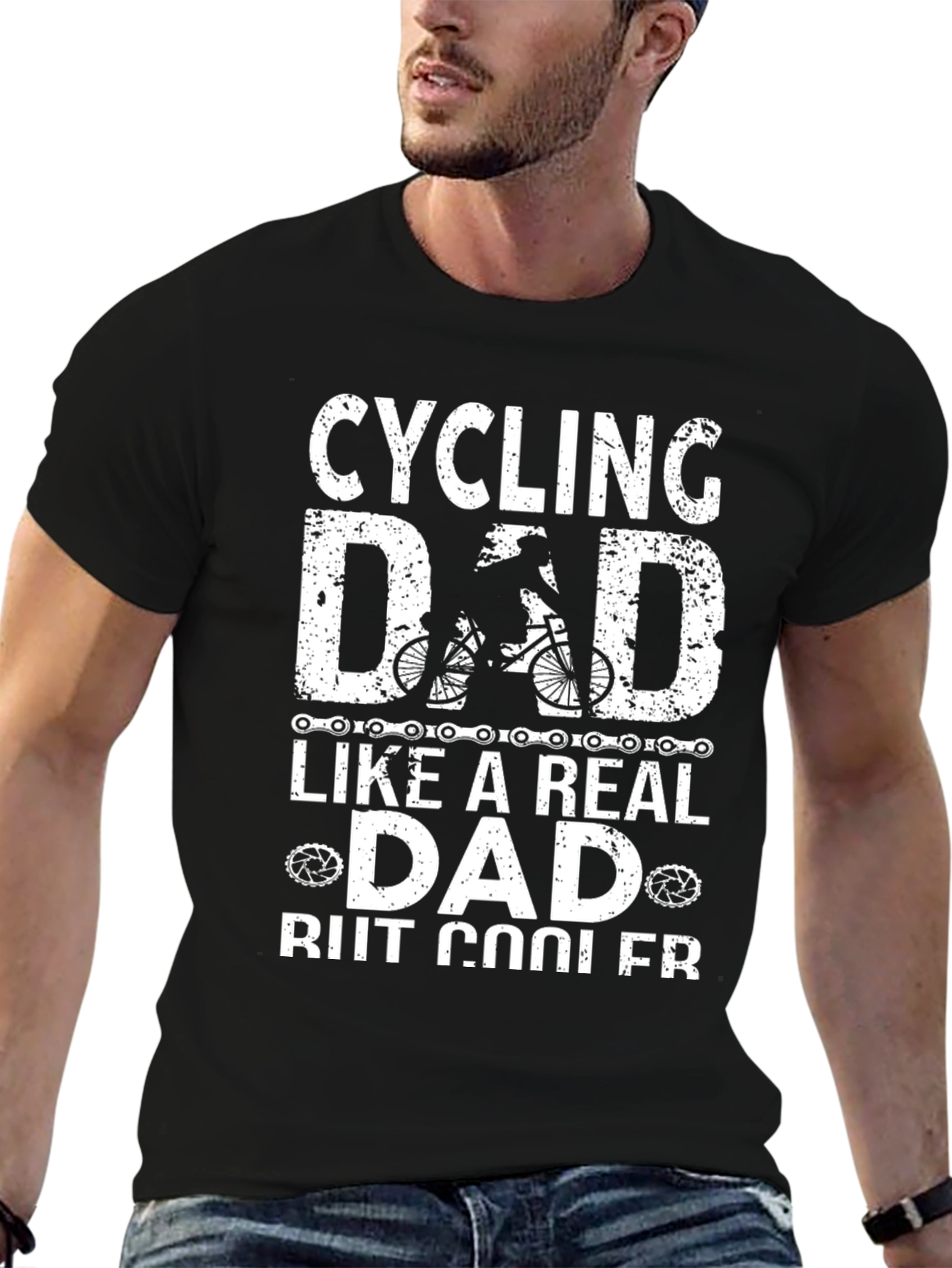 Cycling Dad T-Shirt - Cool Fathers Day Gift