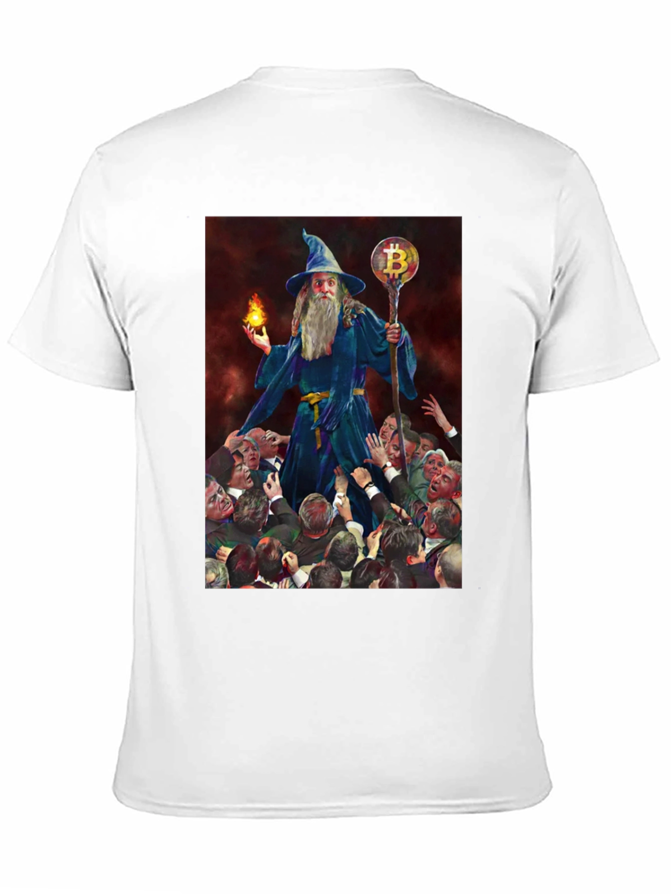 Bitcoin Wizard T-Shirt - Crypto Magic!
