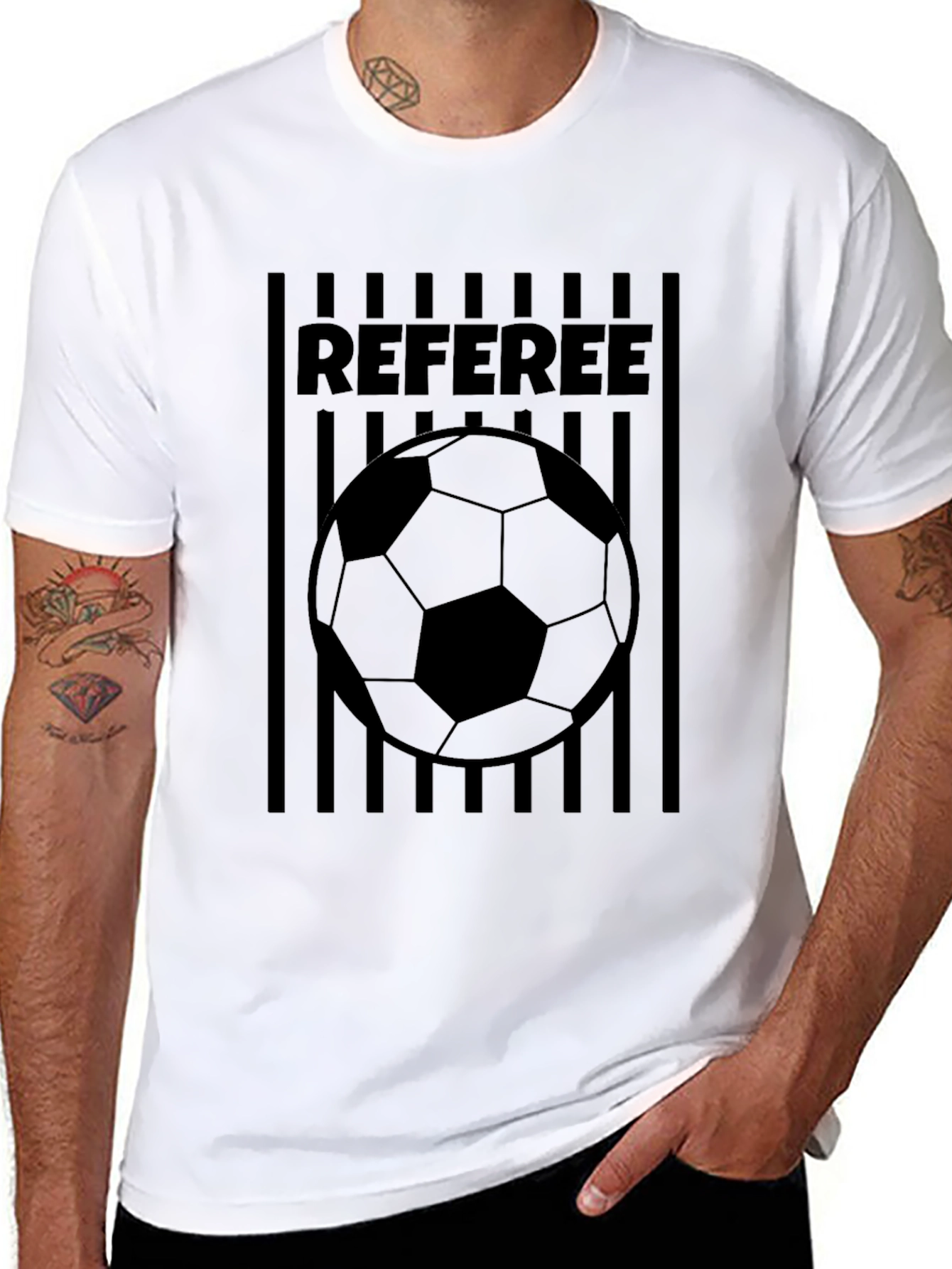 Referee Soccer Ball Graphic T-Shirt