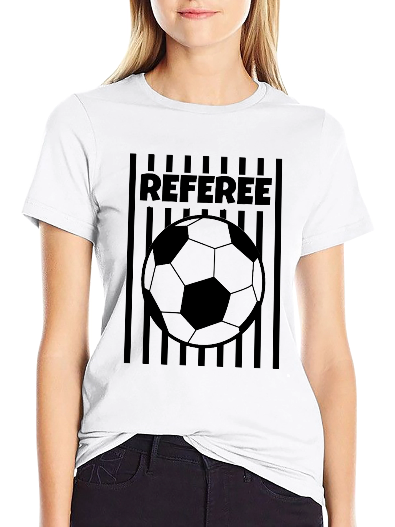Referee Soccer Ball Graphic T-Shirt