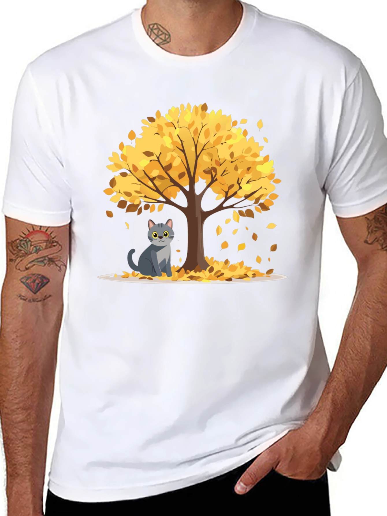 Autumn Cat T-Shirt