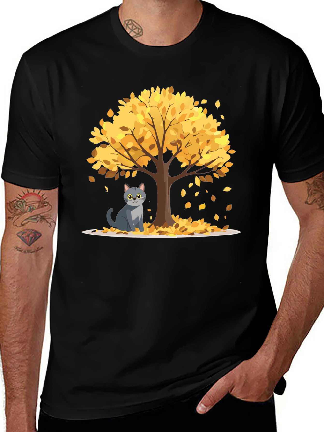 Autumn Cat T-Shirt