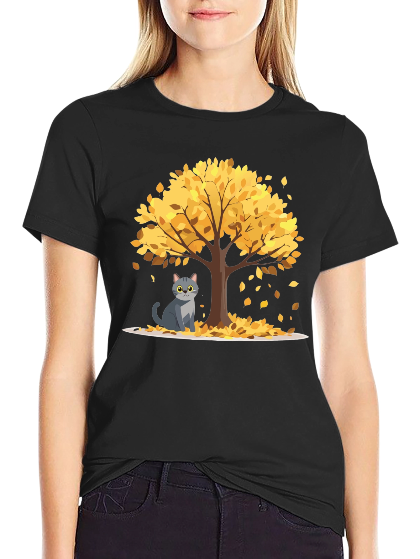 Autumn Cat T-Shirt