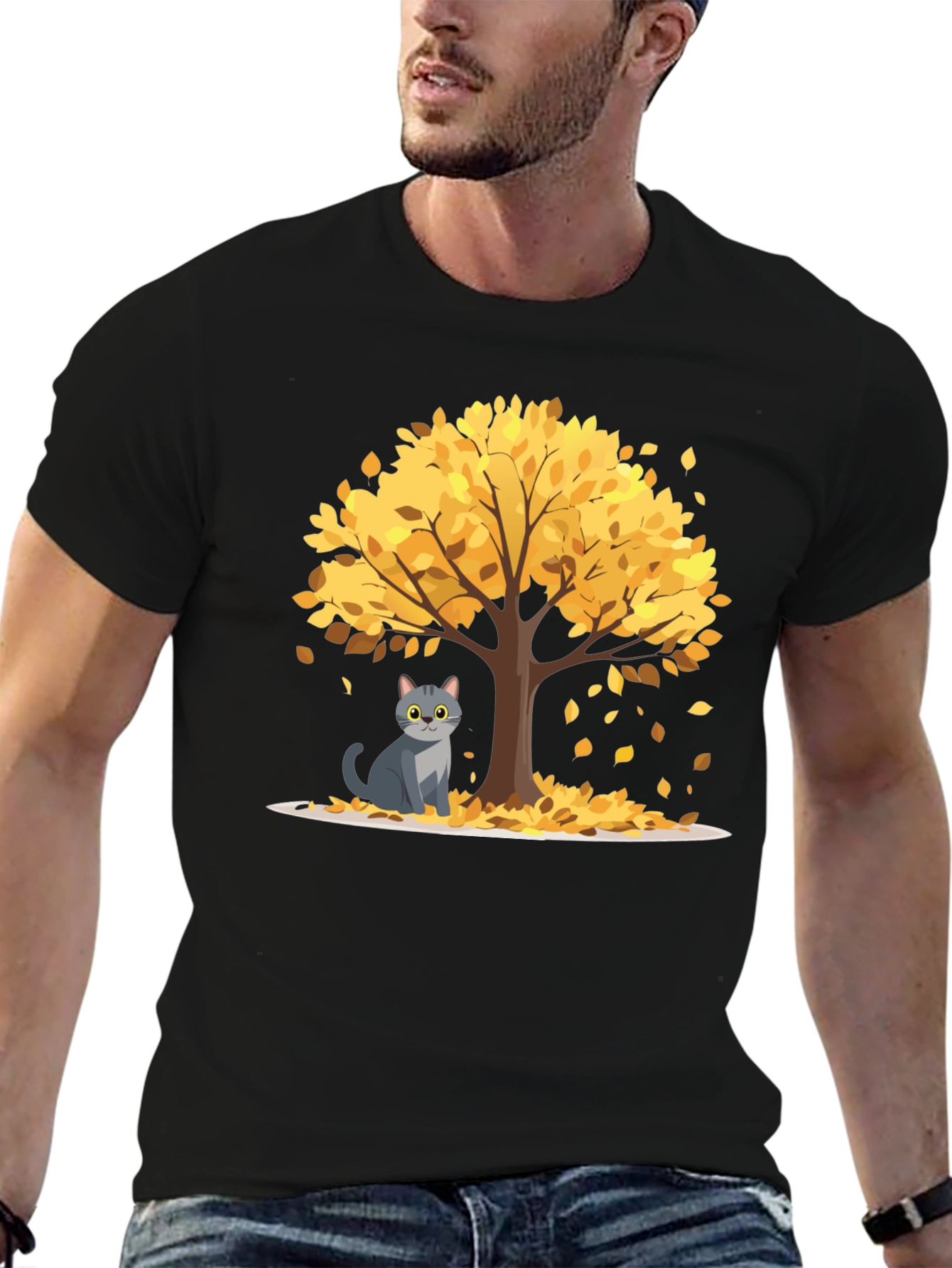 Autumn Cat T-Shirt