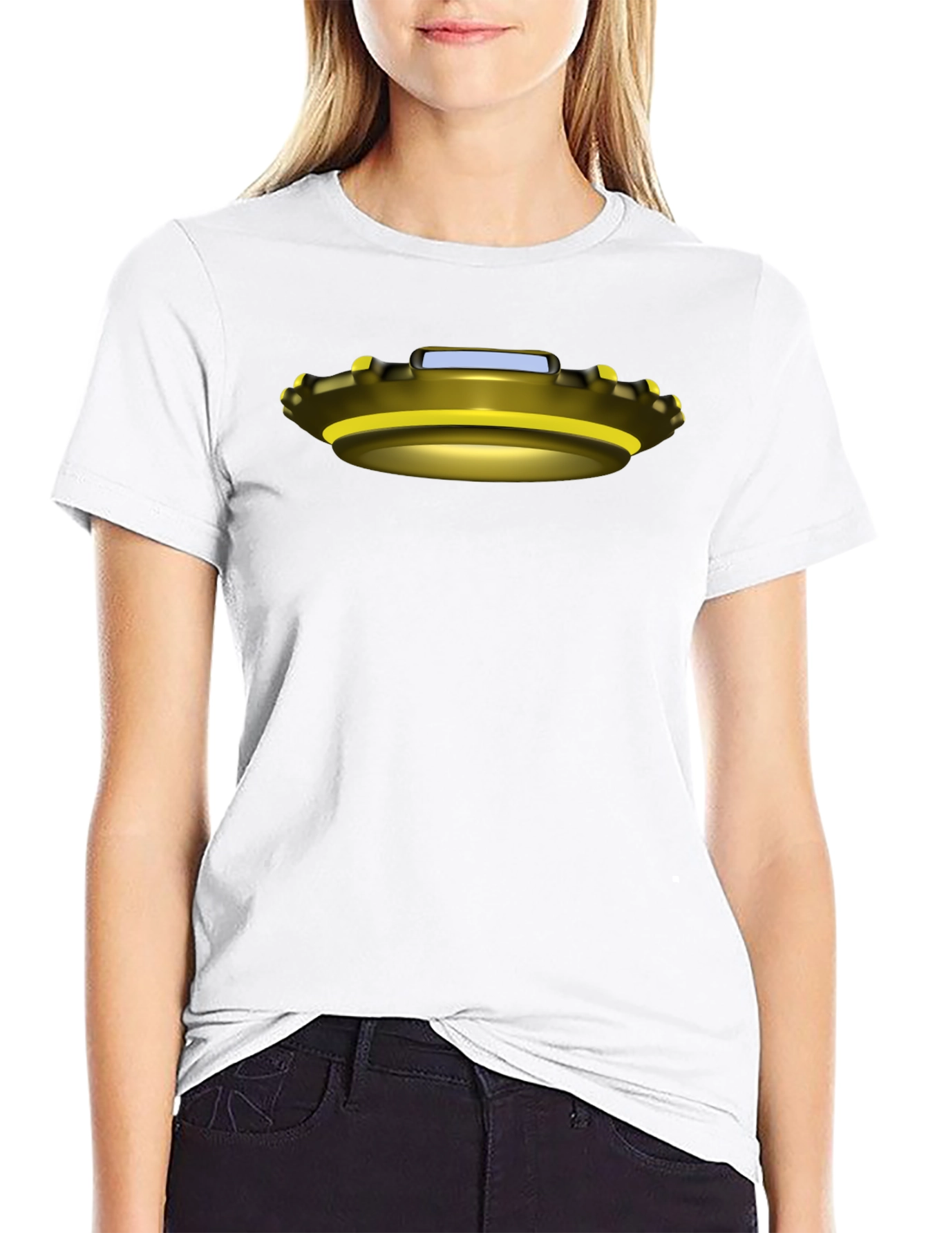 UFO Graphic T-Shirt - Sci-Fi Style