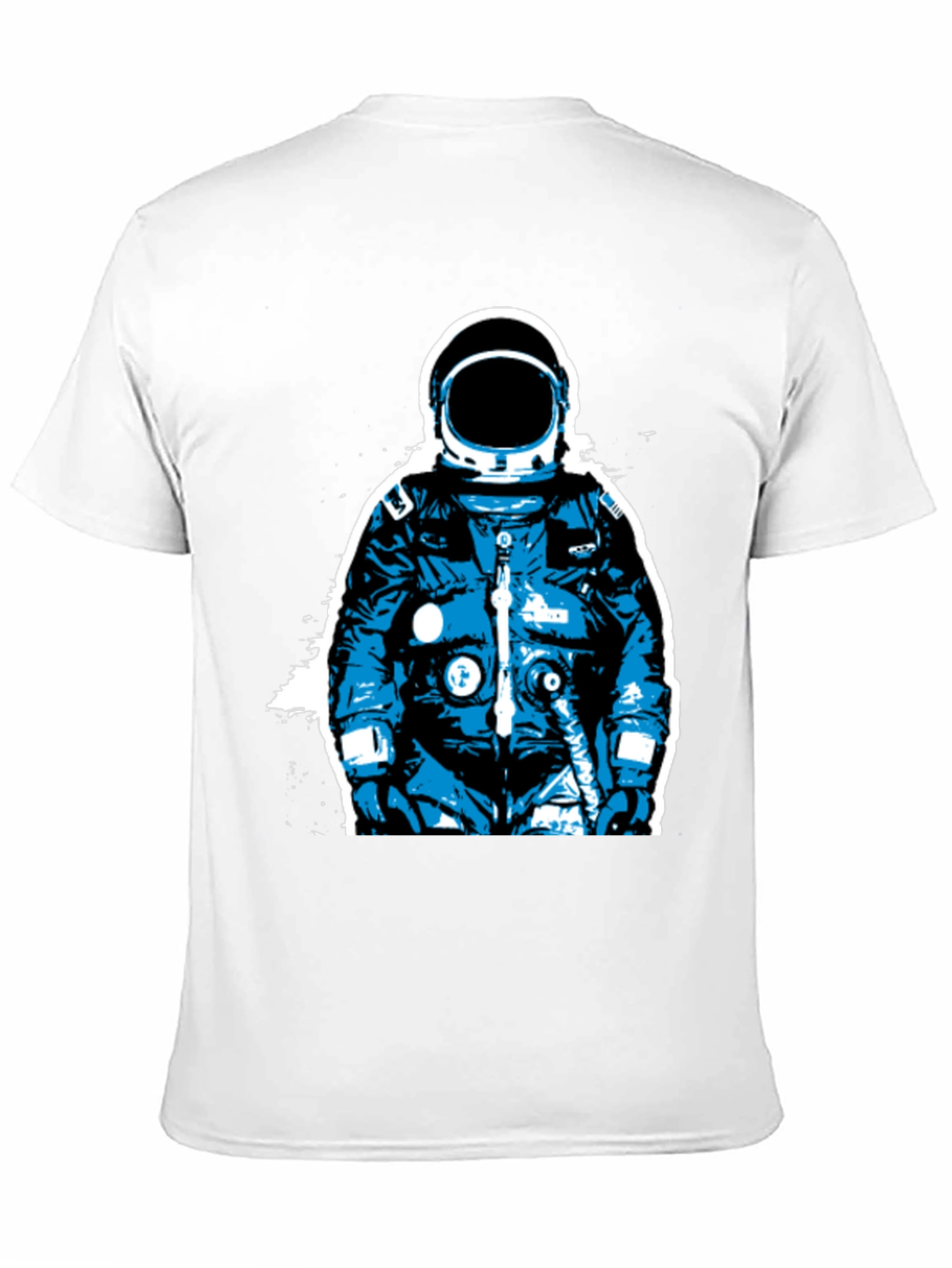 Astronaut Graphic Print Black T-Shirt