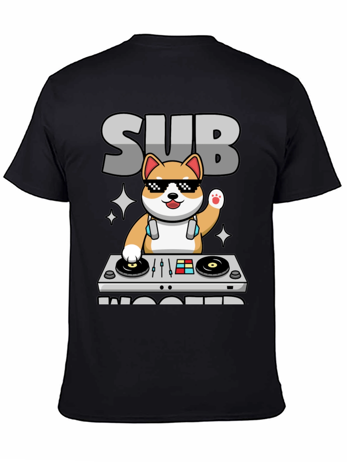 DJ Shiba Inu T-Shirt - Sub Woofers