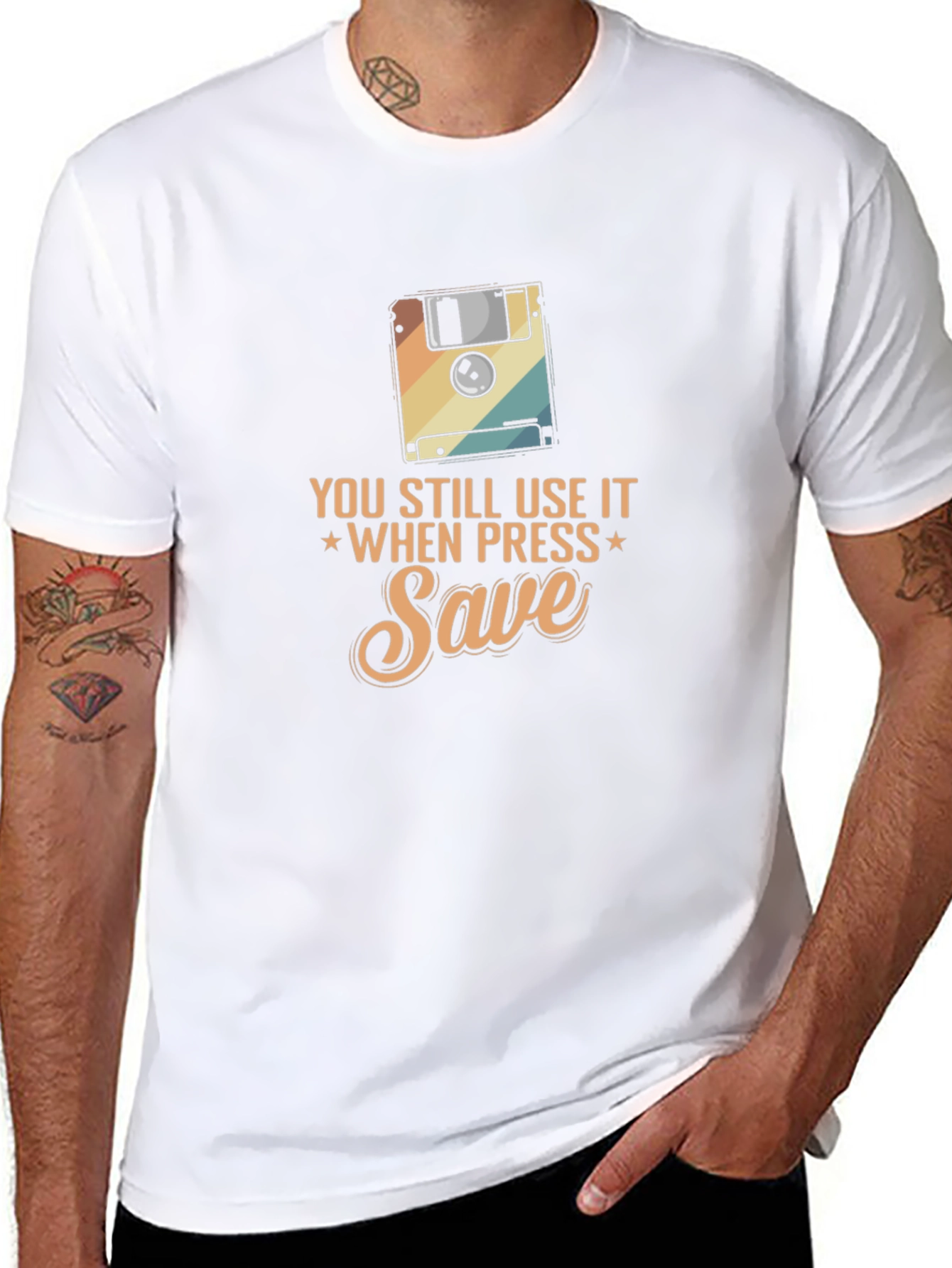 Retro Floppy Disk Save T-Shirt