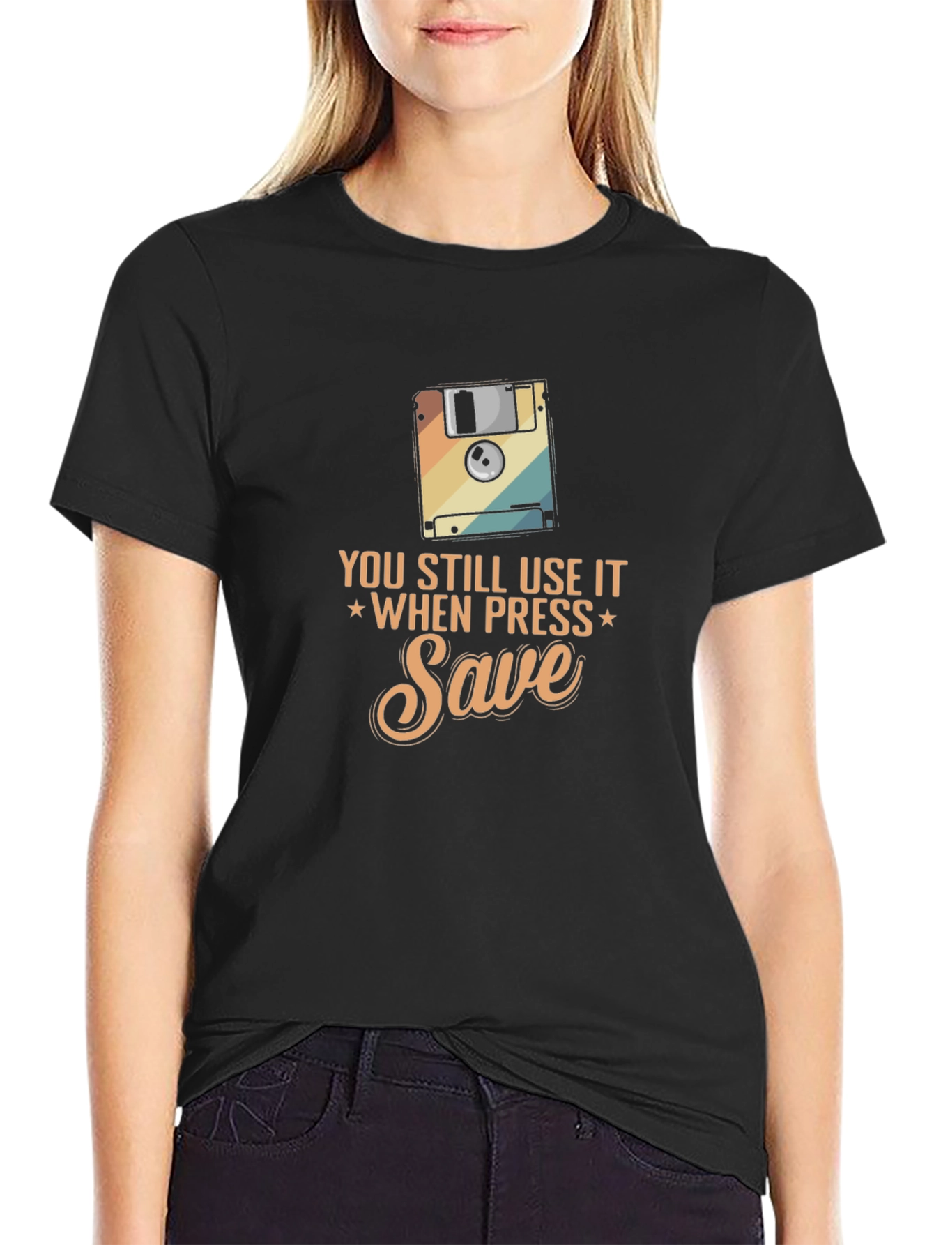 Retro Floppy Disk Save T-Shirt