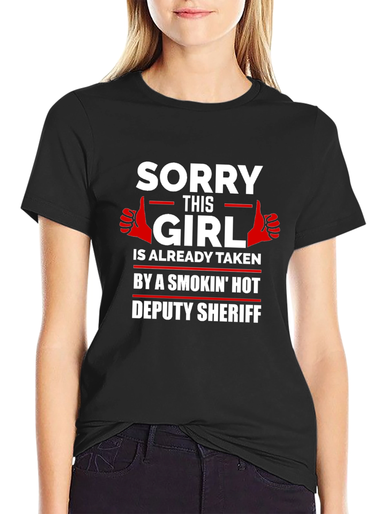 Sorry This Girl Is Taken Deputy Sheriff T-Shirt