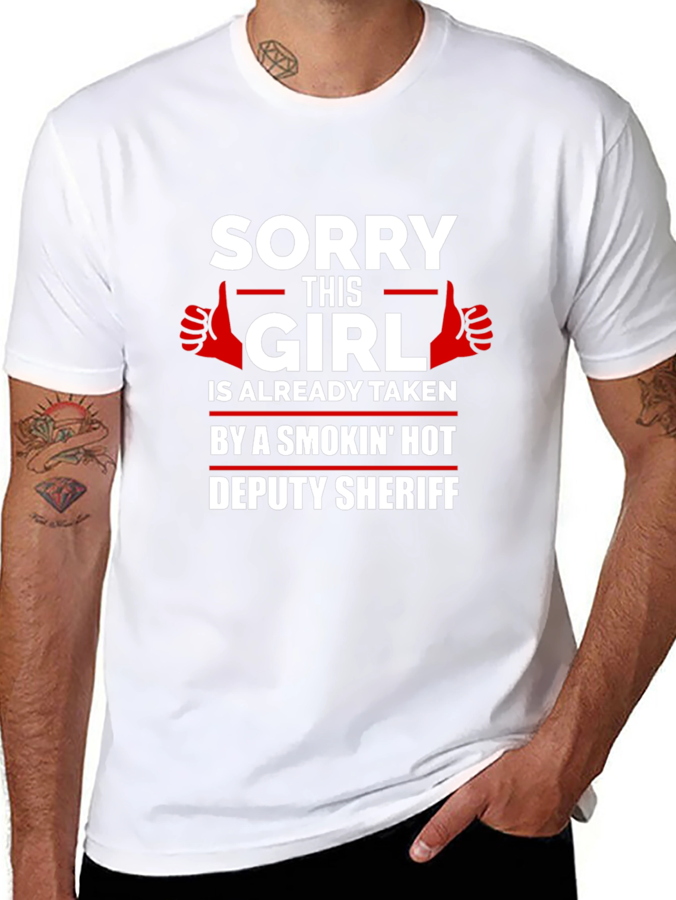 Sorry This Girl Is Taken Deputy Sheriff T-Shirt