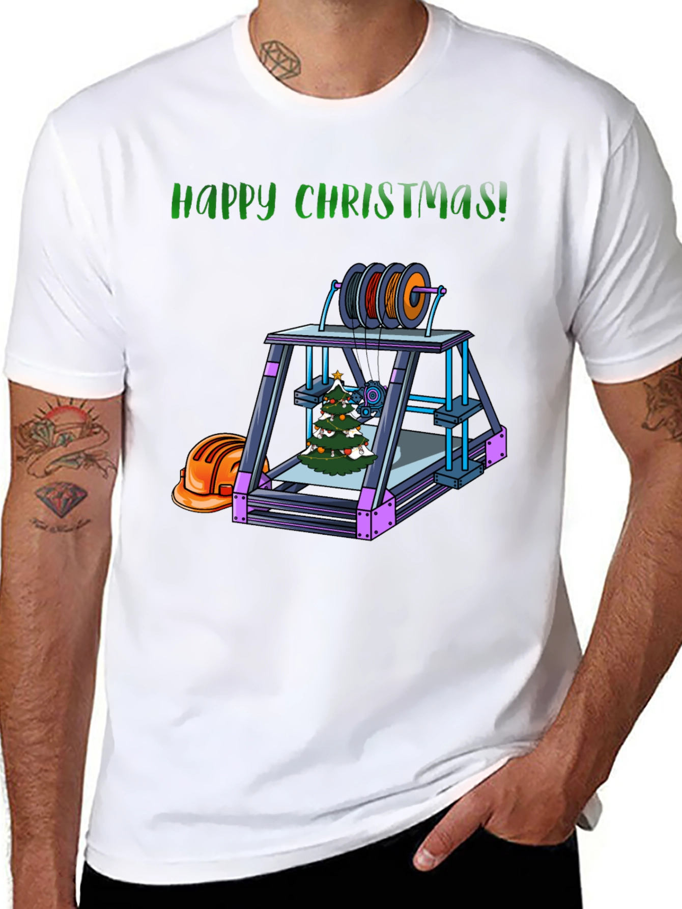 3D Printer Christmas T-Shirt