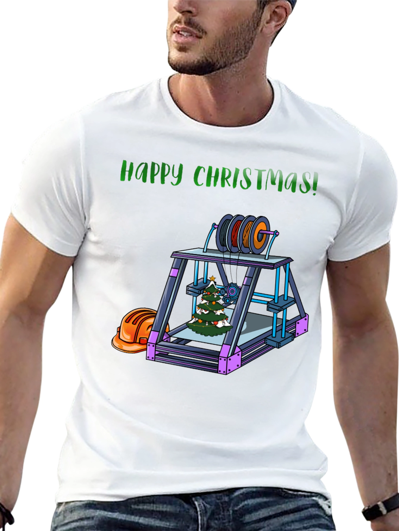 3D Printer Christmas T-Shirt