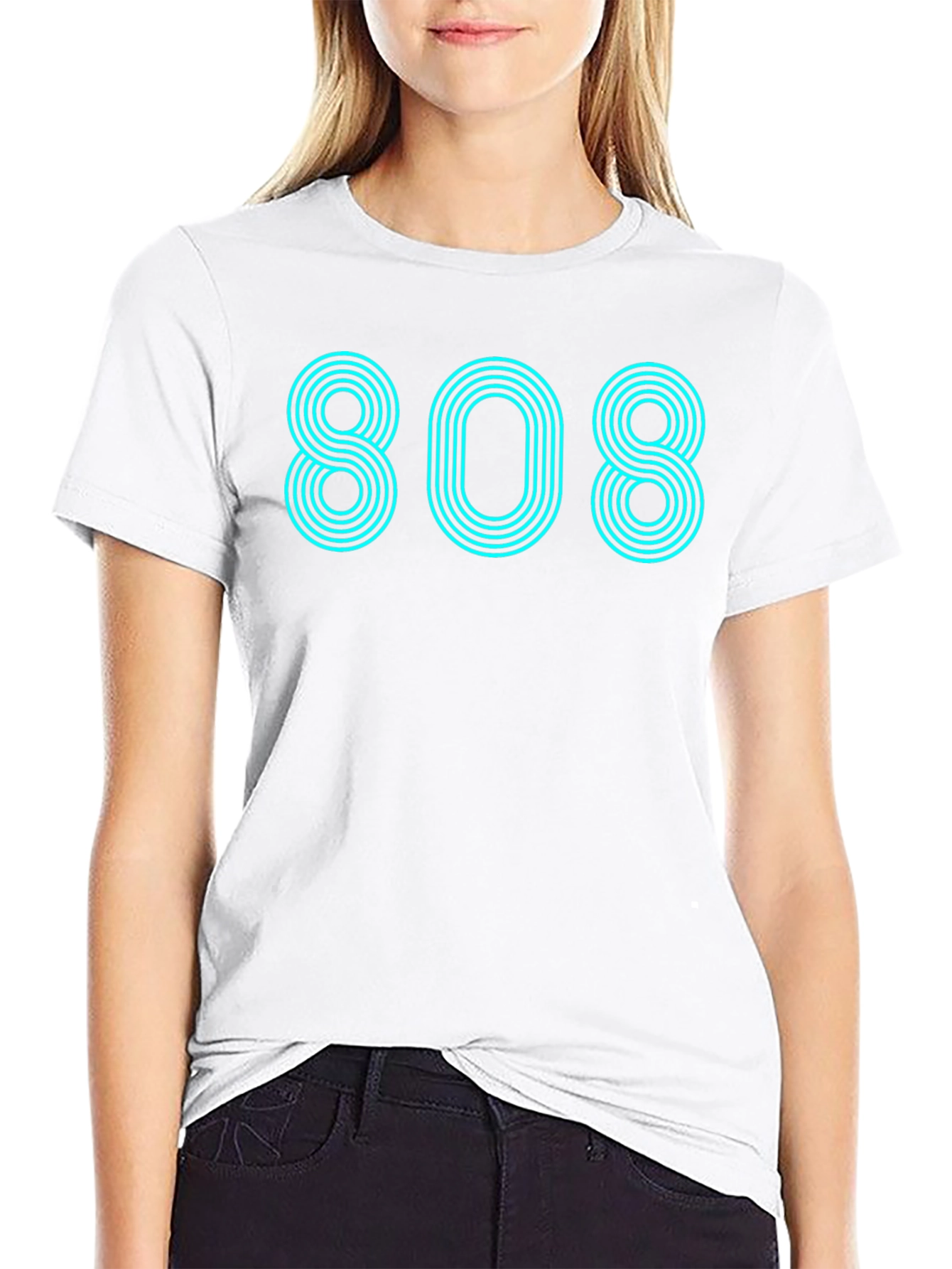 808 Graphic Tee - Retro Style Classic Cool