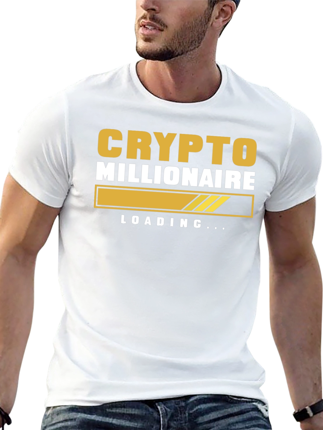 Crypto Millionaire Loading Graphic T-Shirt