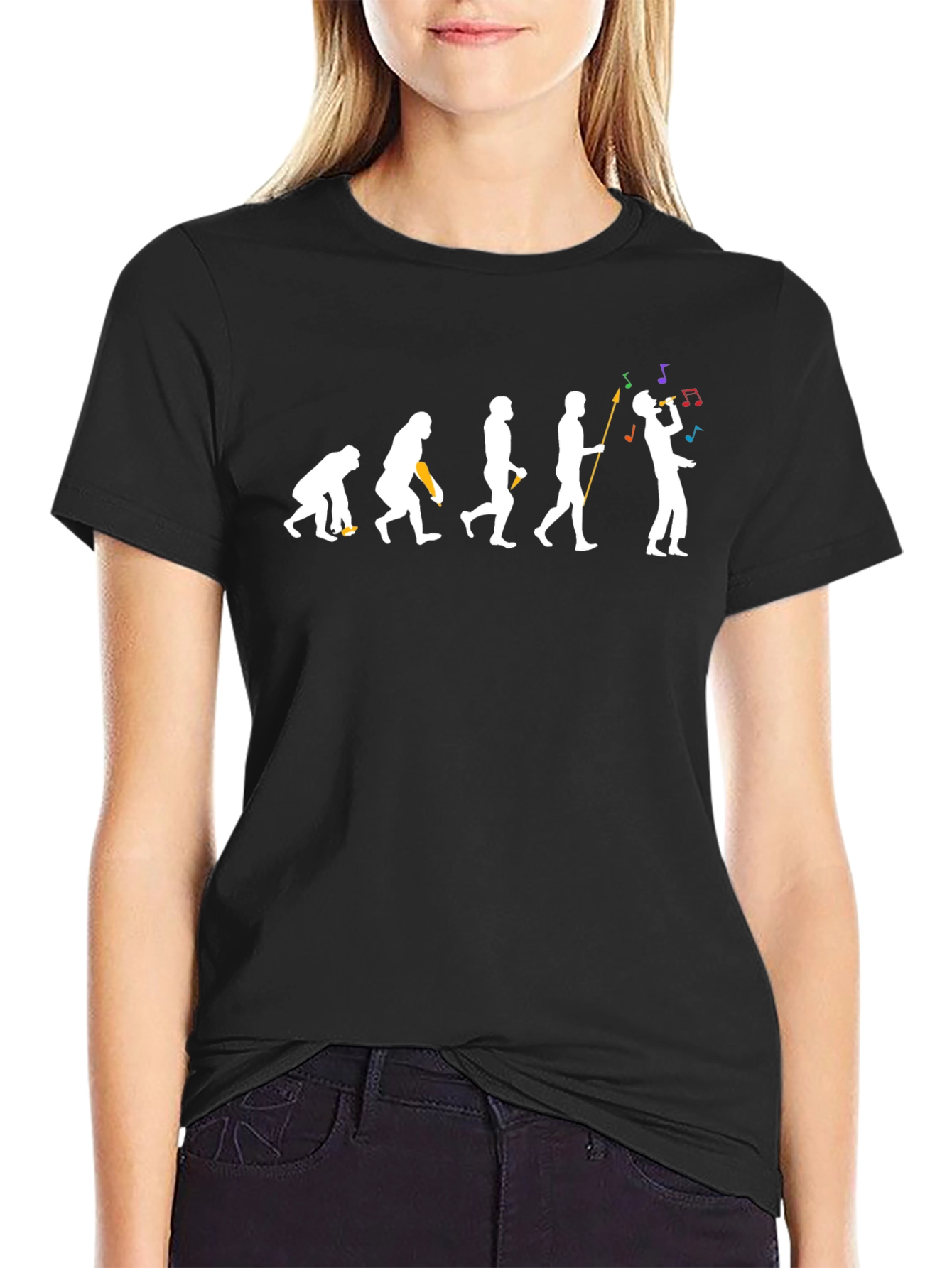 Evolution of Man Music T-Shirt