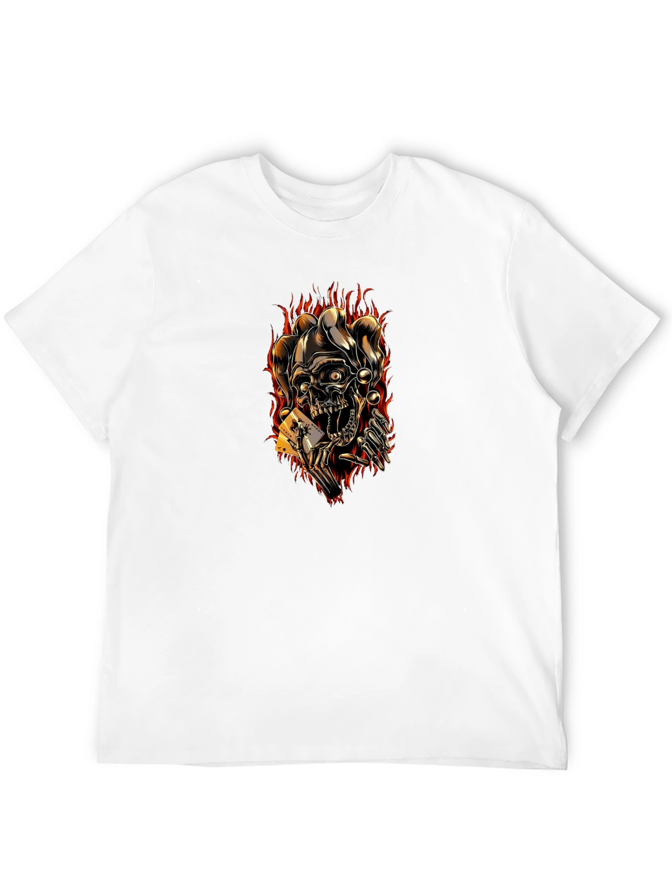Skull Joker T-Shirt Graphic Tee