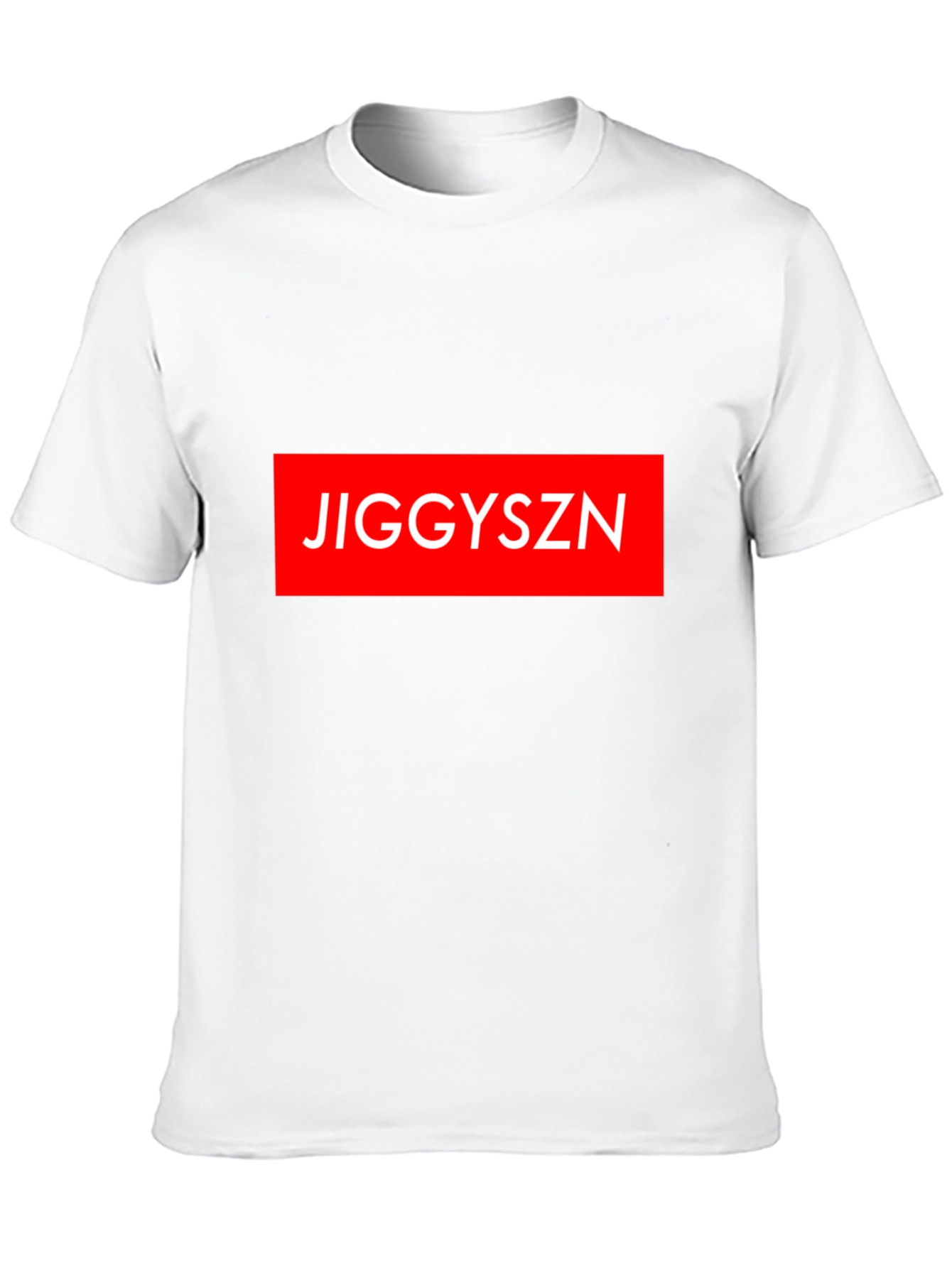 Jiggyszn Red Box Logo Black T-Shirt