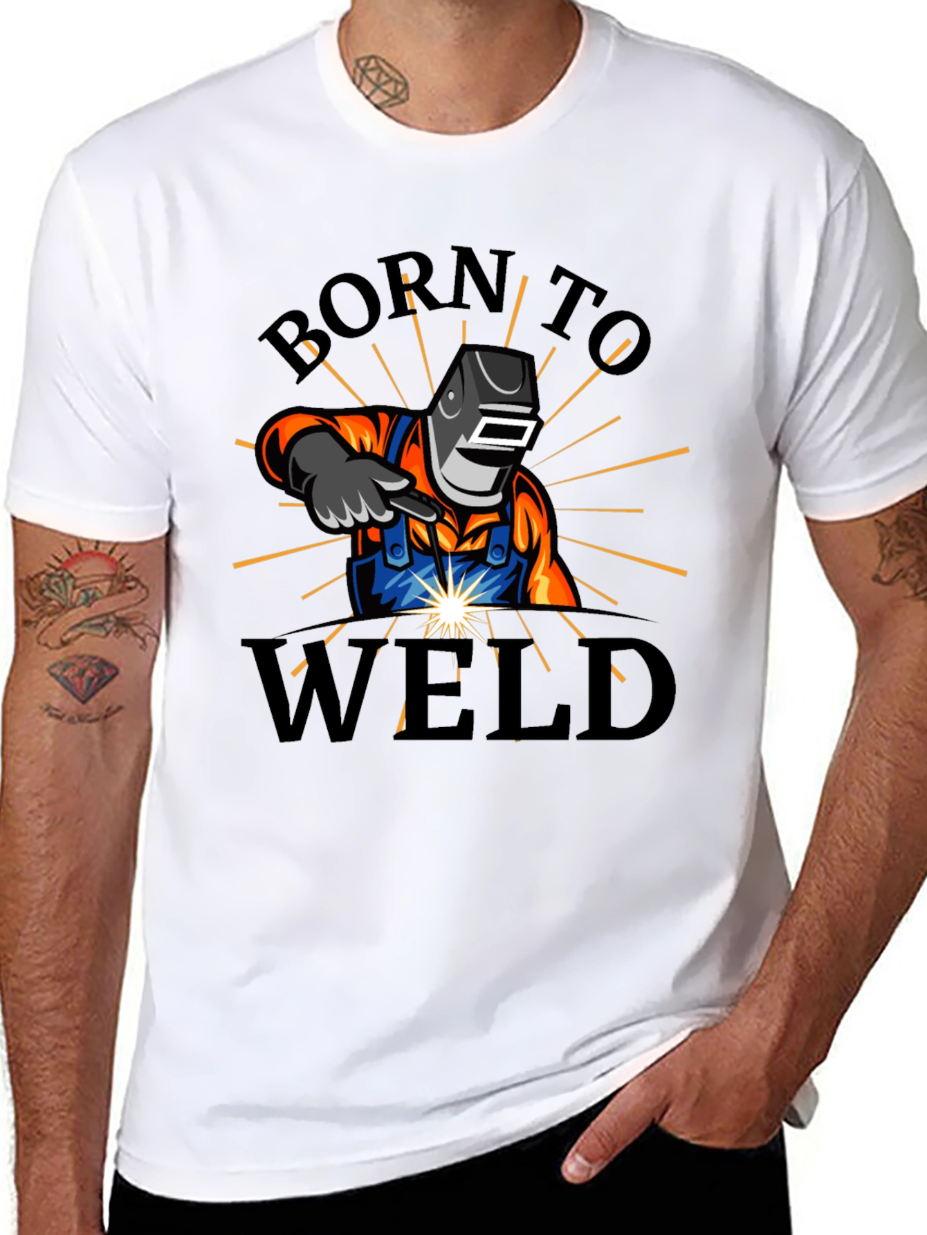 Born To Weld Graphic T-Shirt