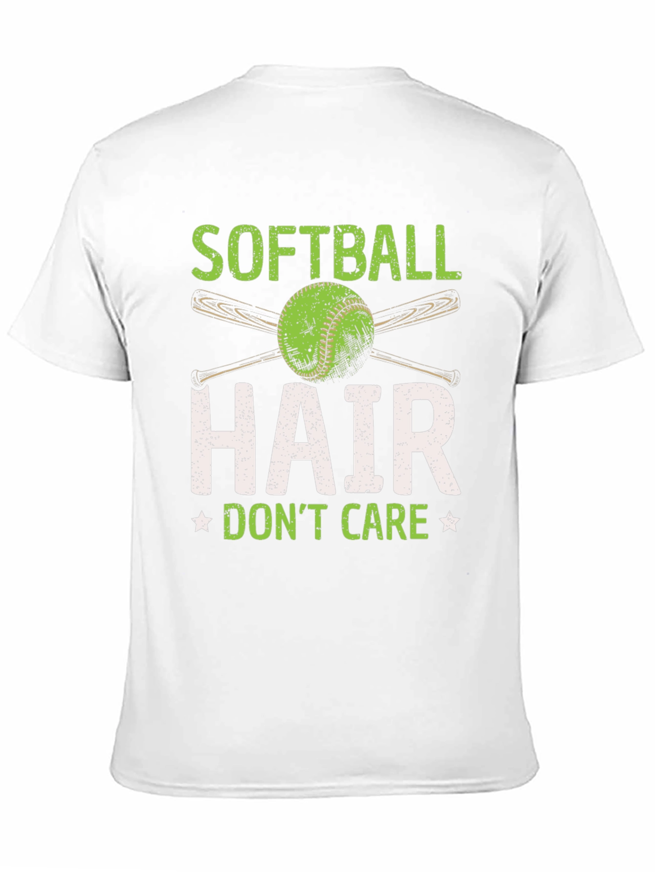 Softball Hair Dont Care Tee