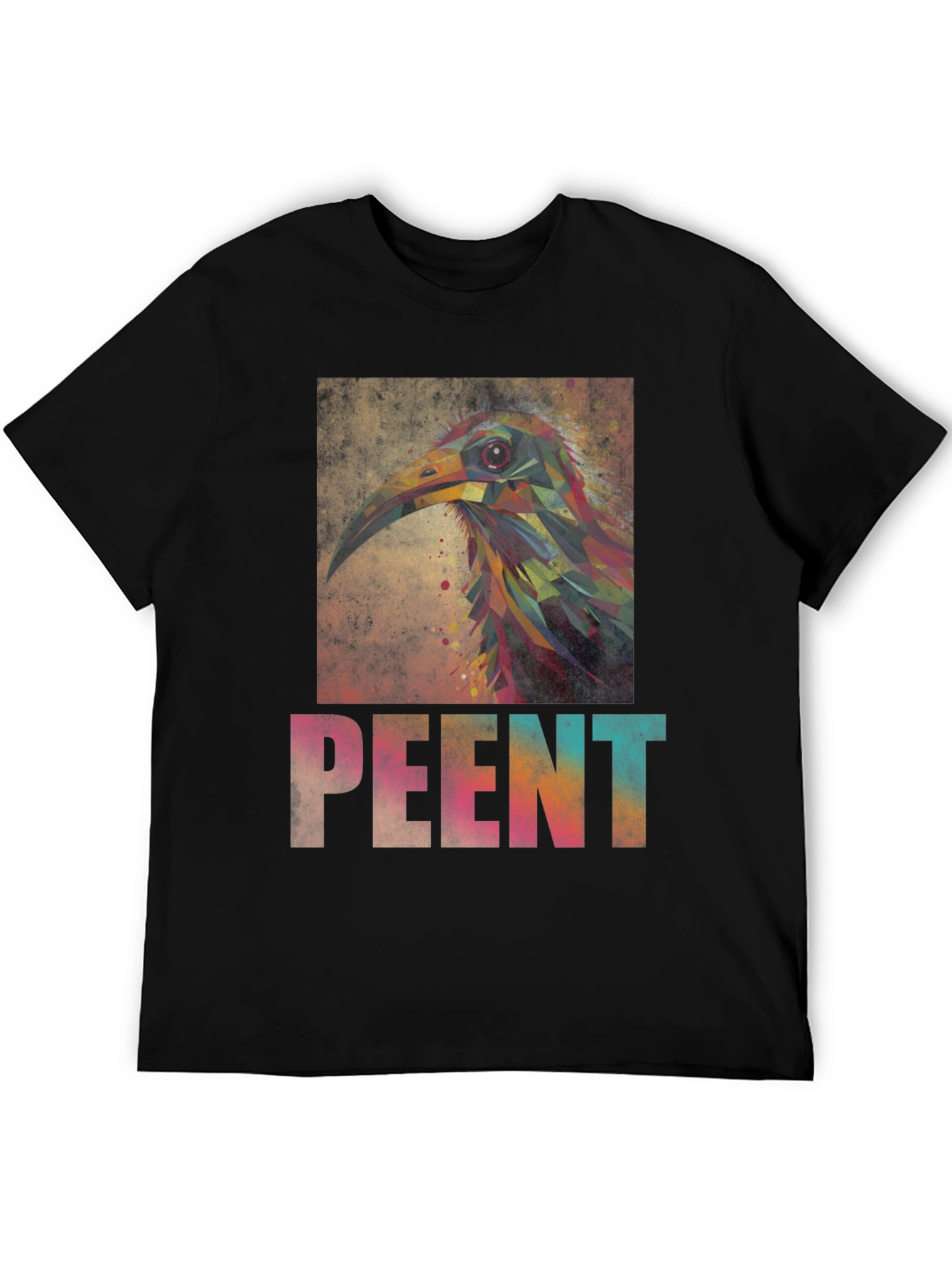 Abstract Bird Art Tee - Unique Graphic T-Shirt
