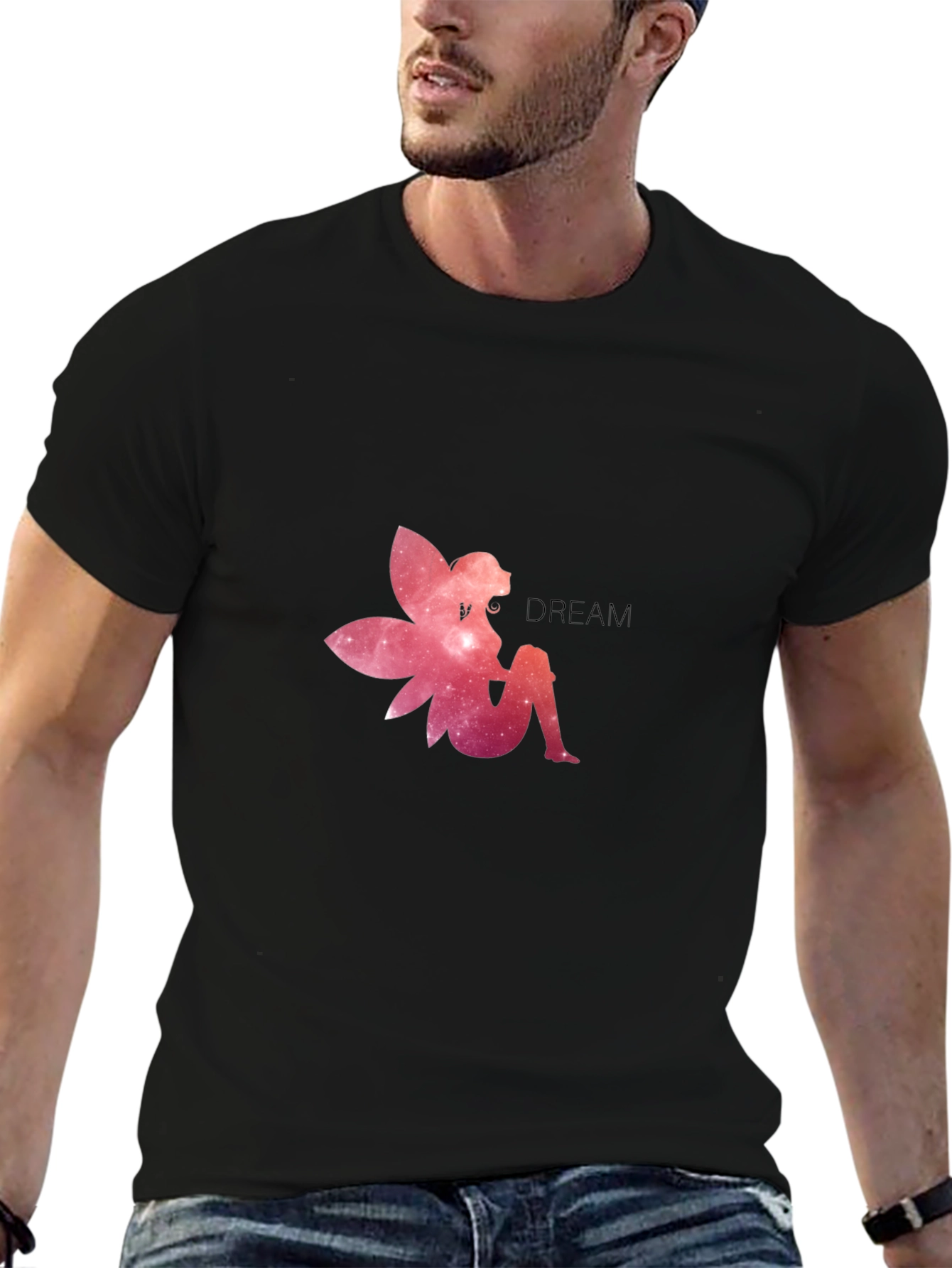 Galaxy Fairy Dream Black Tee