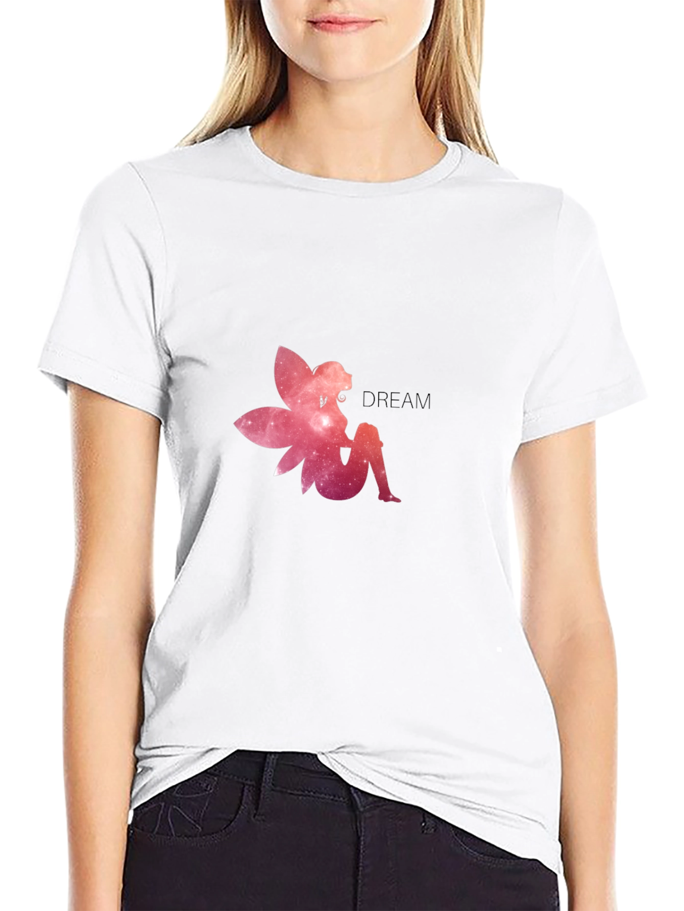 Galaxy Fairy Dream Black Tee