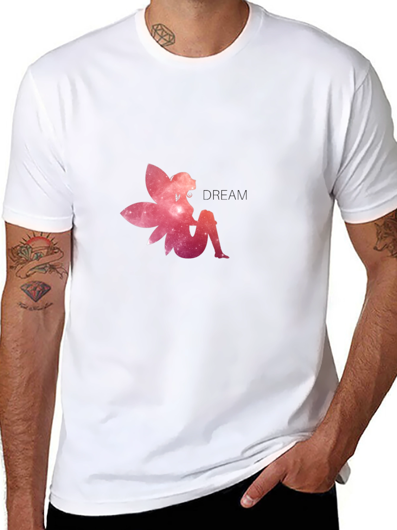 Galaxy Fairy Dream Black Tee