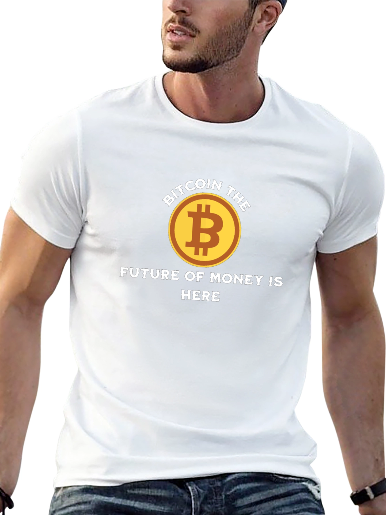 Bitcoin Future of Money T-Shirt Crypto Currency Tee