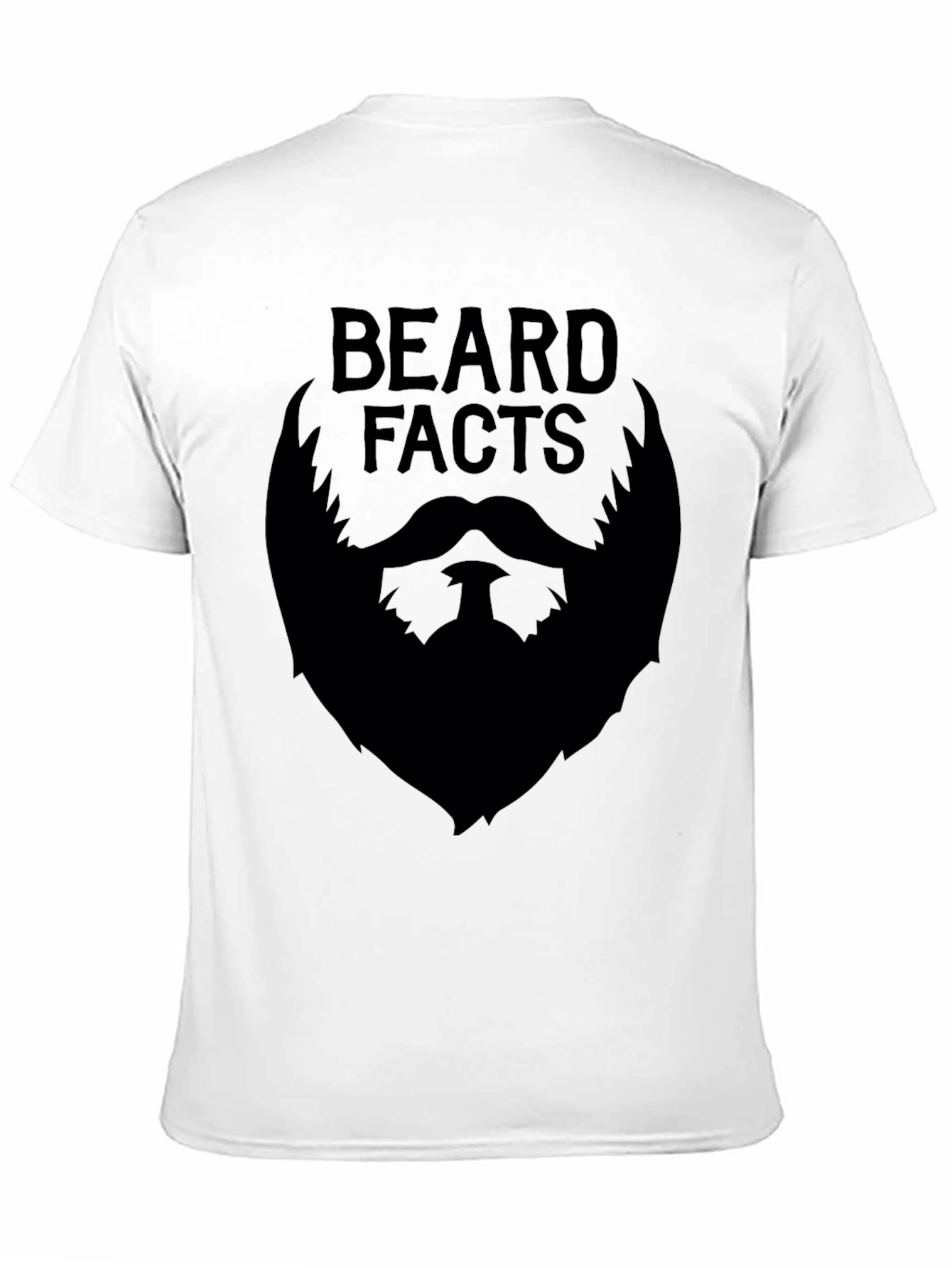 Beard Facts Graphic Tee - Black Cotton