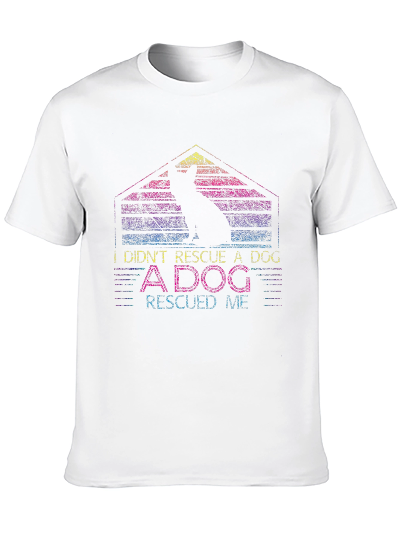 Dog Rescue Graphic Tee - Black Unisex T-Shirt
