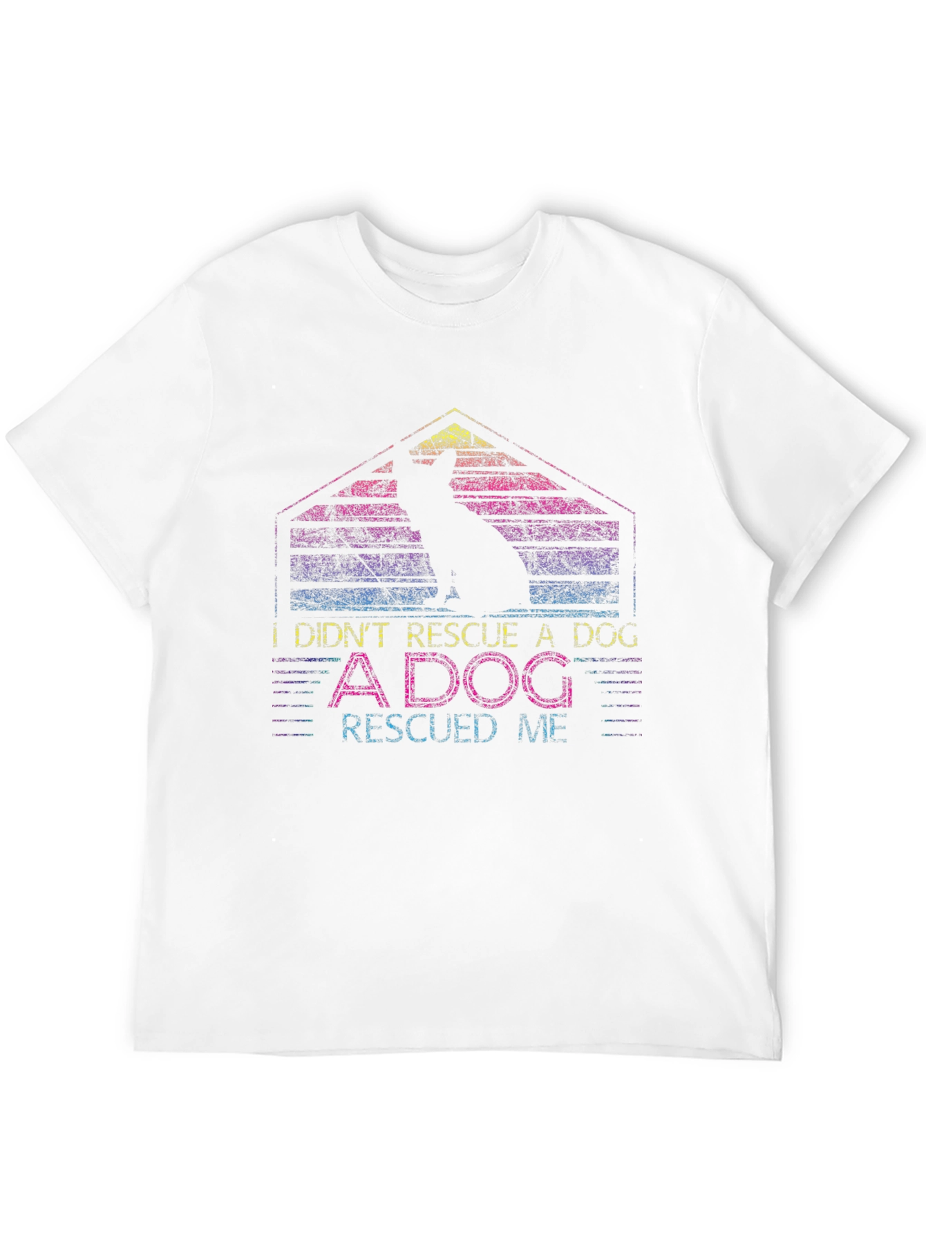 Dog Rescue Graphic Tee - Black Unisex T-Shirt