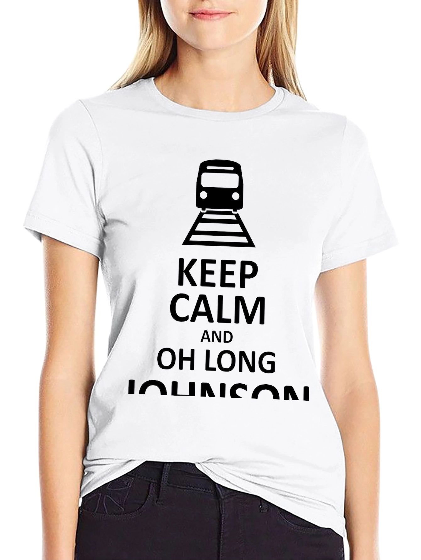 Keep Calm Train T-Shirt - Oh Long Johnson Tee