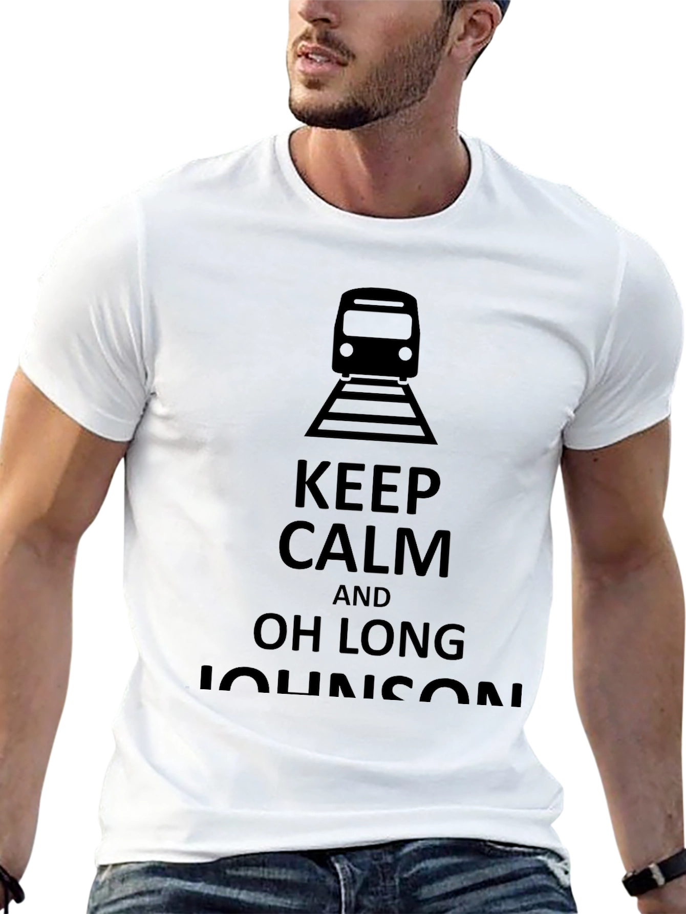 Keep Calm Train T-Shirt - Oh Long Johnson Tee