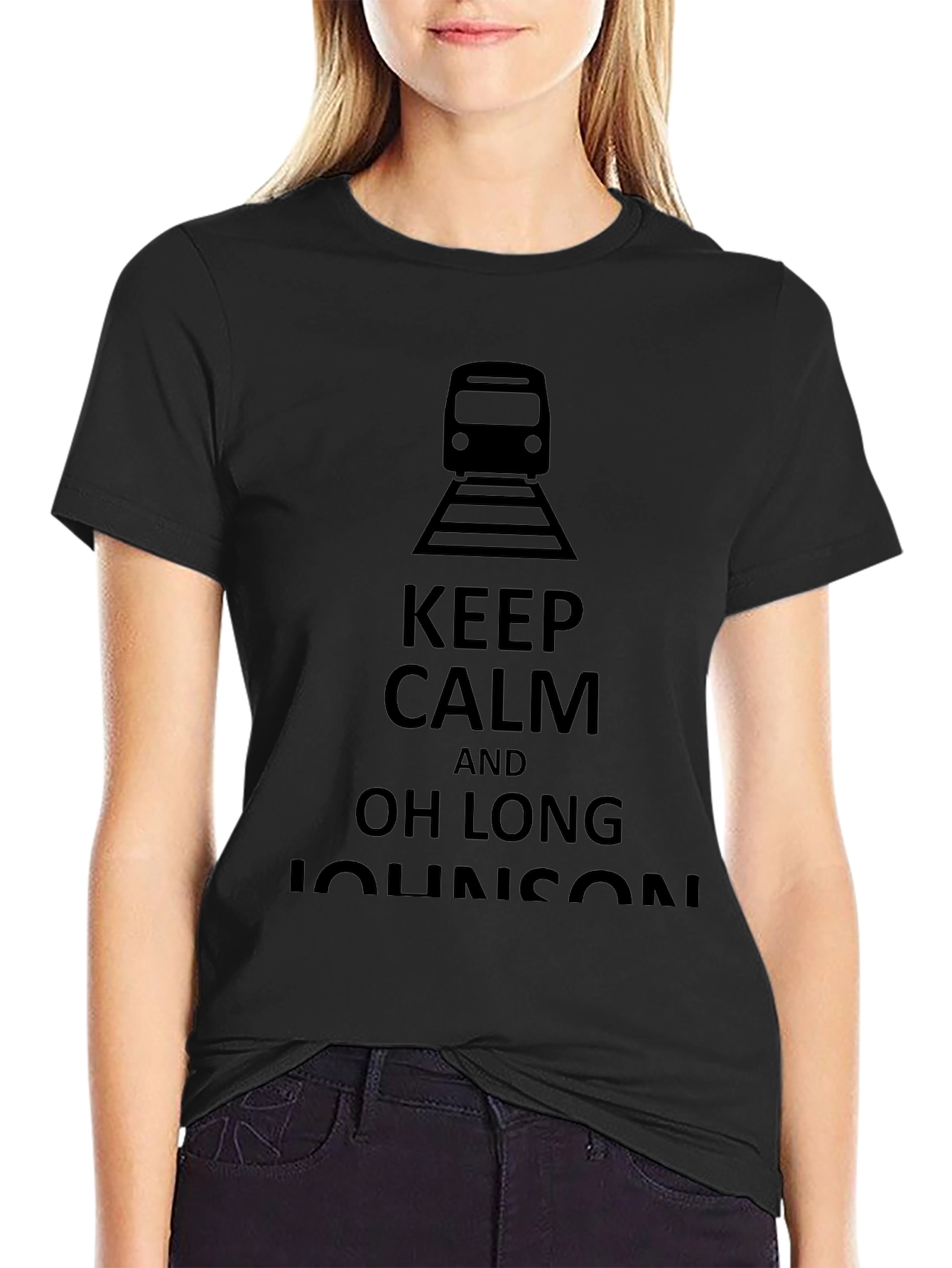 Keep Calm Train T-Shirt - Oh Long Johnson Tee