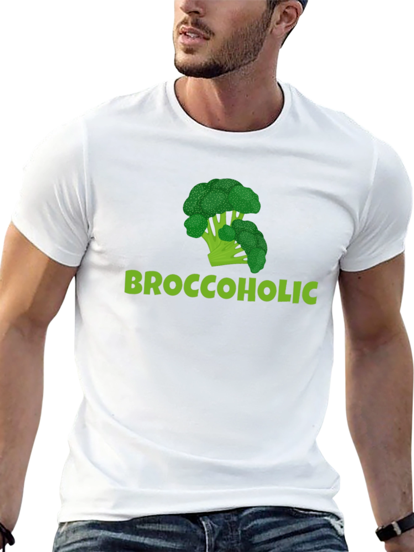 Broccoholic T-Shirt - Funny Broccoli Lover Tee