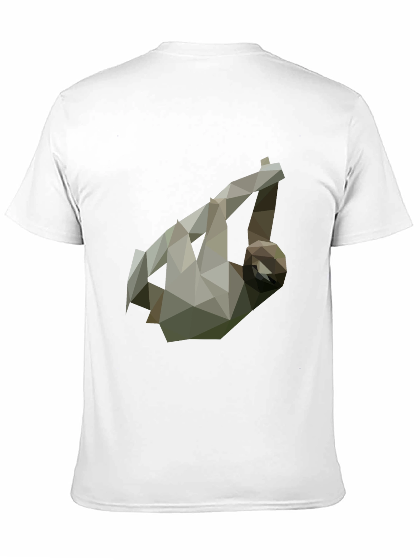 Geometric Sloth Tee - Modern Graphic Print
