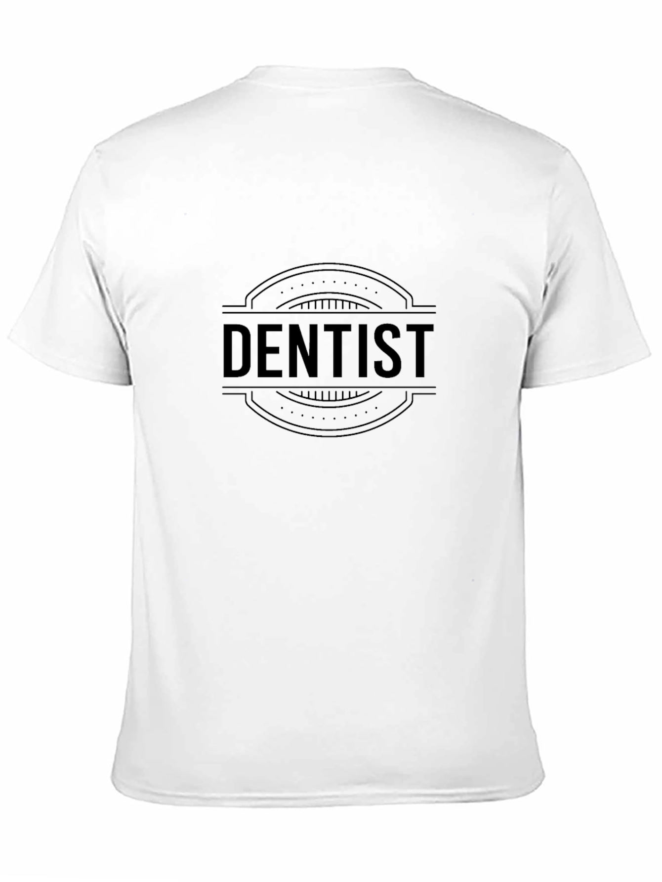 Dentist Graphic T-Shirt - Black Crew Neck Tee