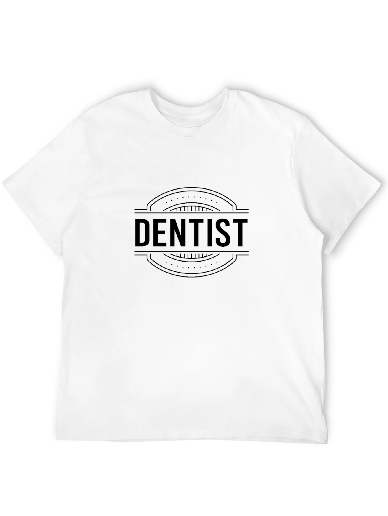Dentist Graphic T-Shirt - Black Crew Neck Tee