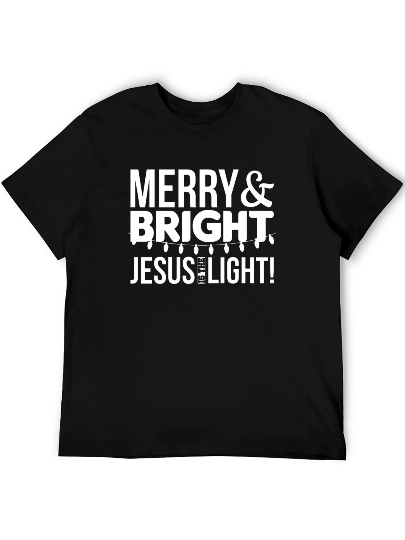 Merry & Bright Jesus is the Light Graphic Tee