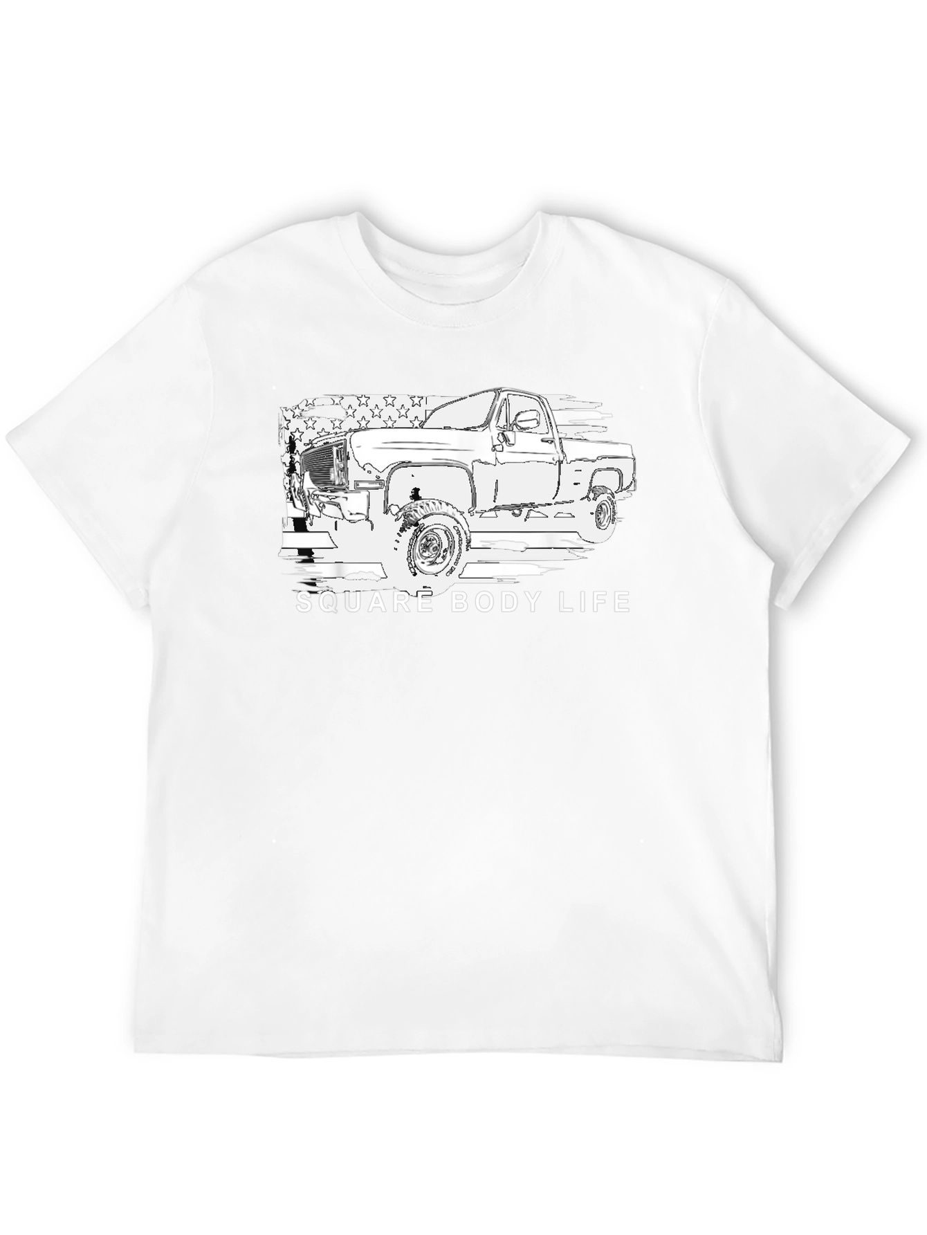 Square Body Life Truck Graphic Tee