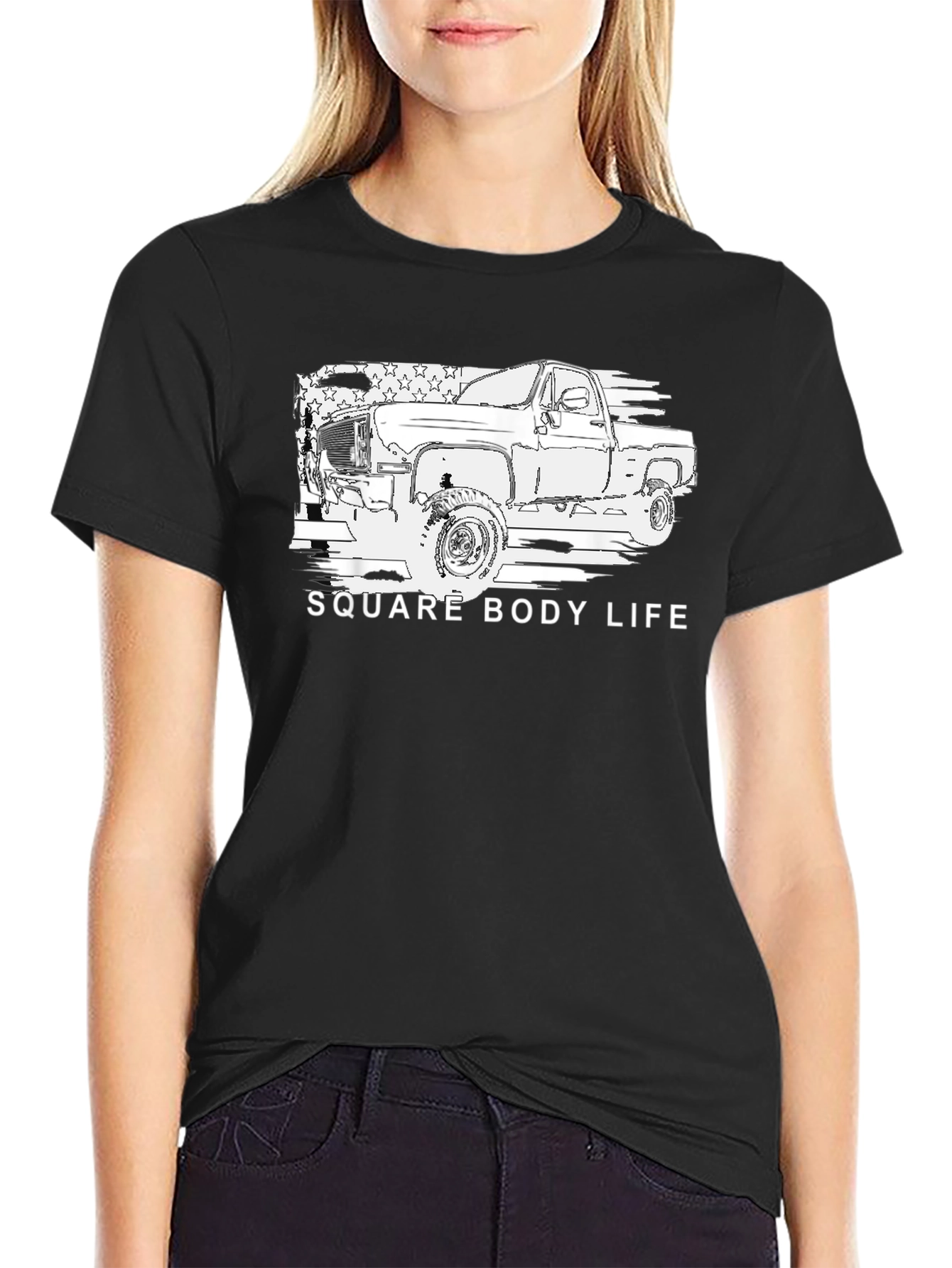 Square Body Life Truck Graphic Tee