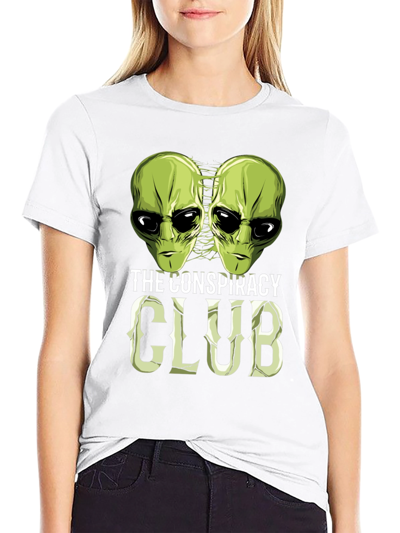 Conspiracy Club Alien Graphic Tee