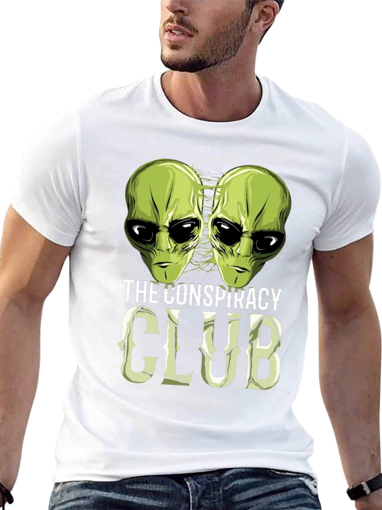 Conspiracy Club Alien Graphic Tee
