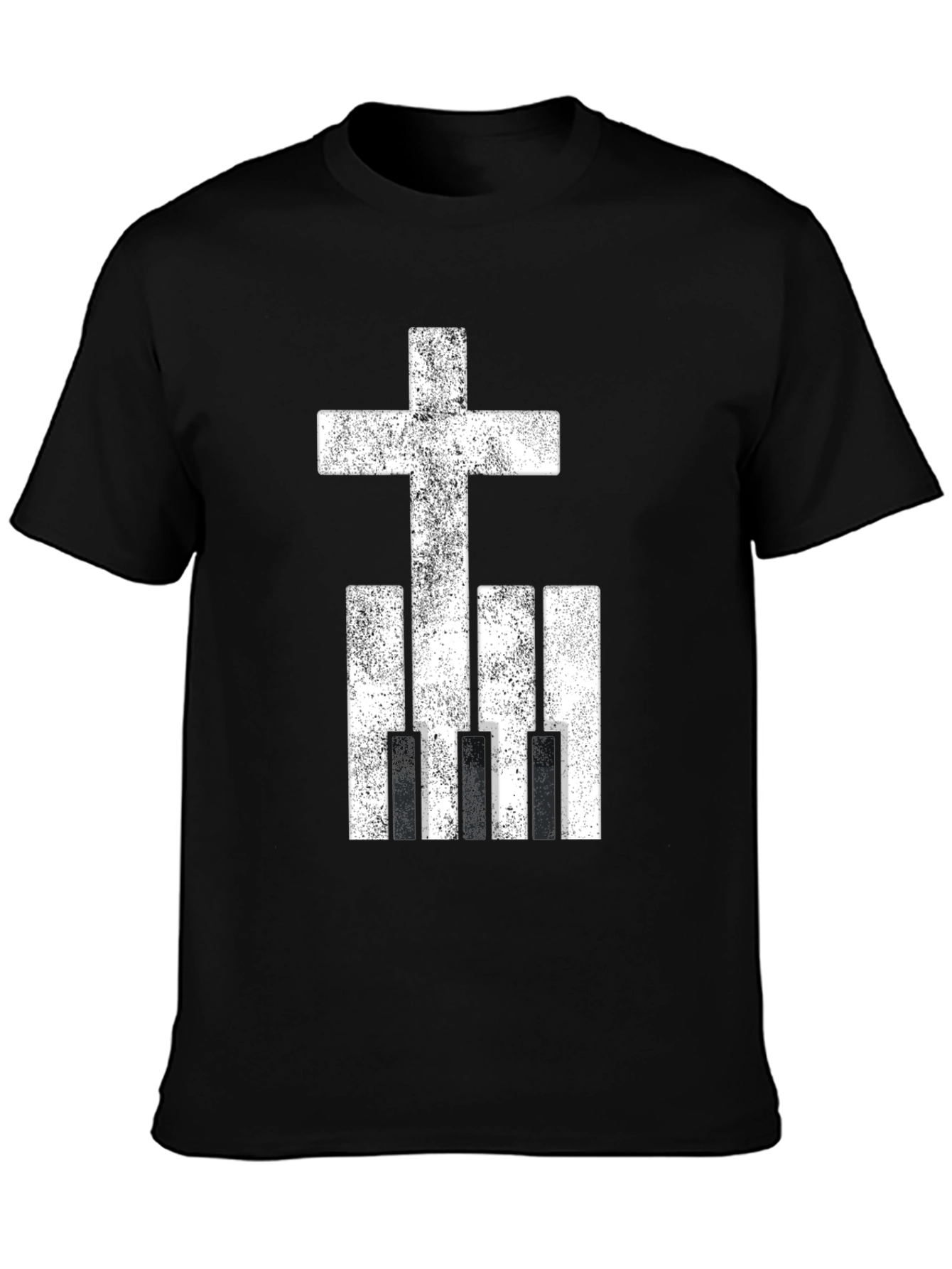 Cross & Keys Piano Shirt - Christian Music Apparel