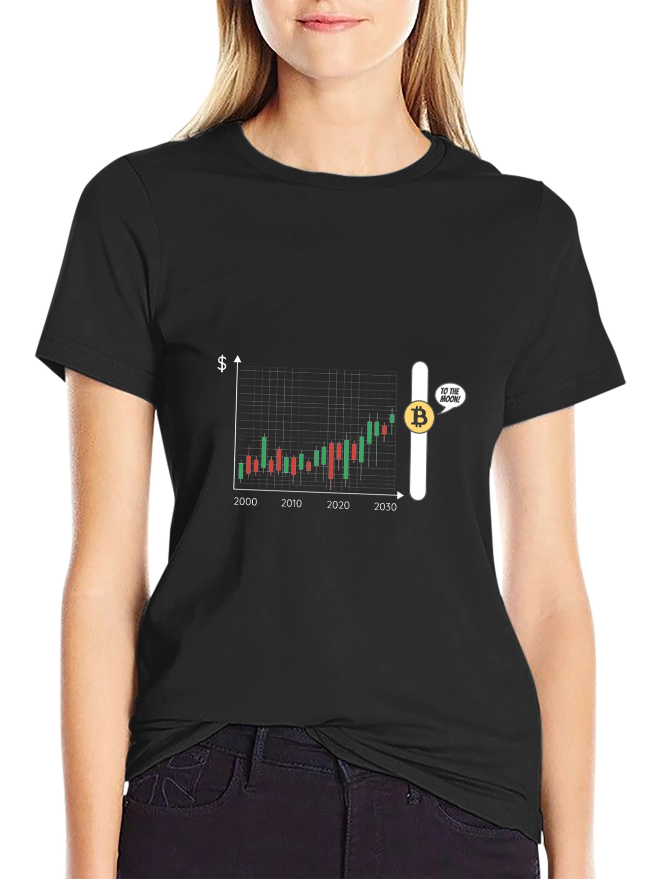Bitcoin to the Moon T-Shirt