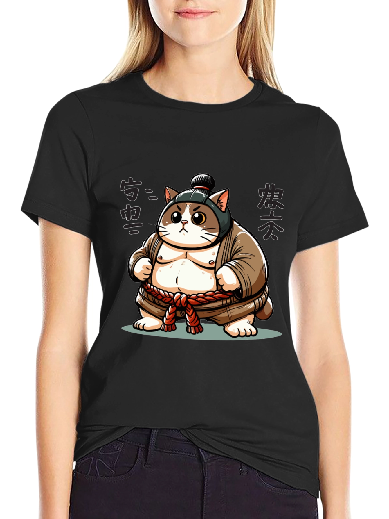Sumo Cat T-Shirt - Unique Design!