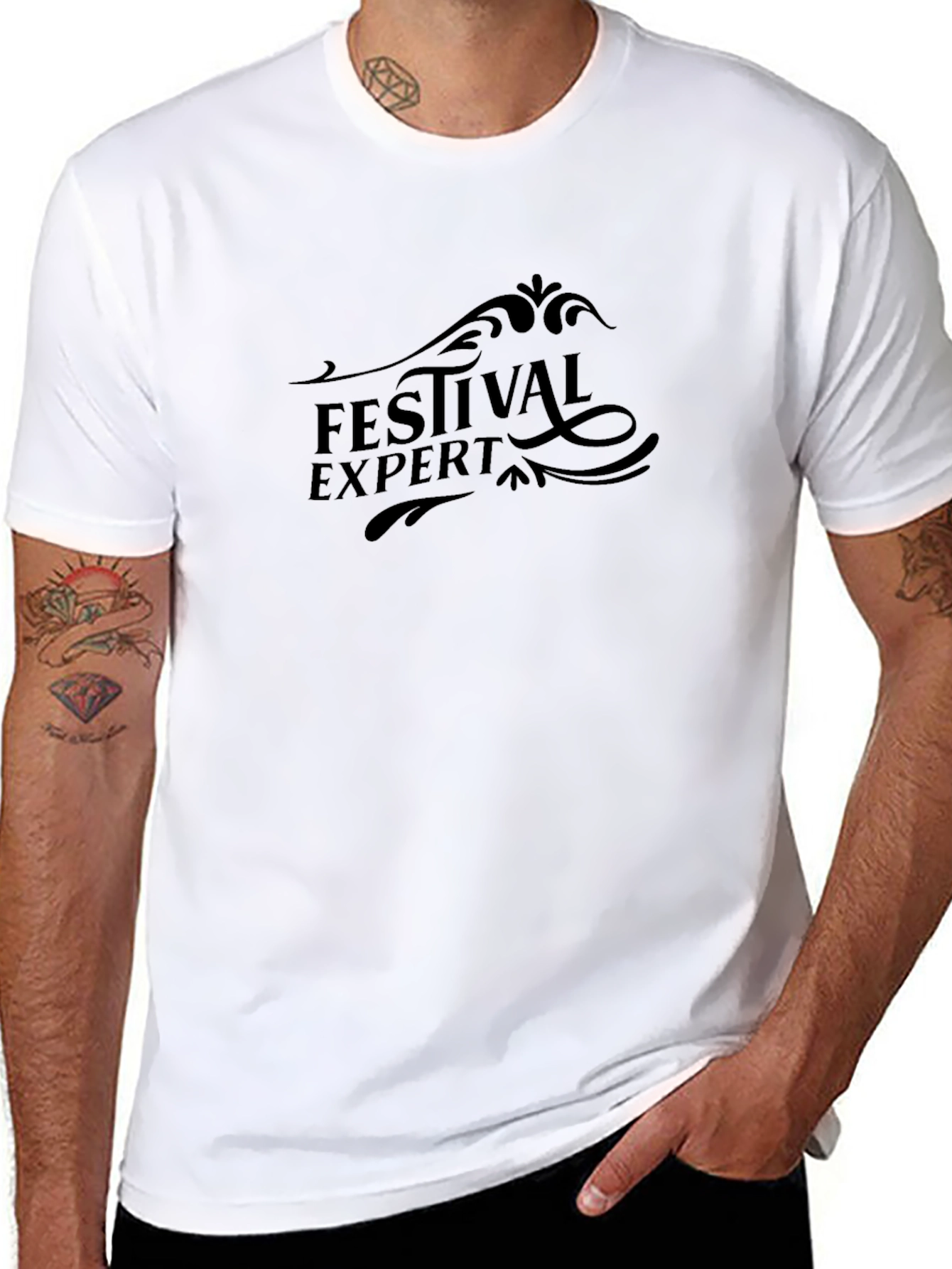 Festival Expert Black T-Shirt